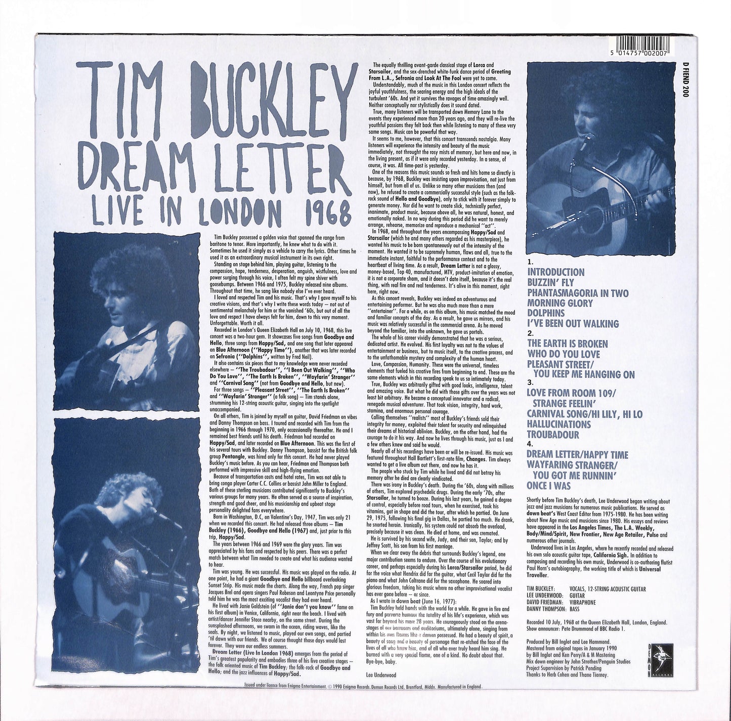 Dream Letter: Live In London 1968