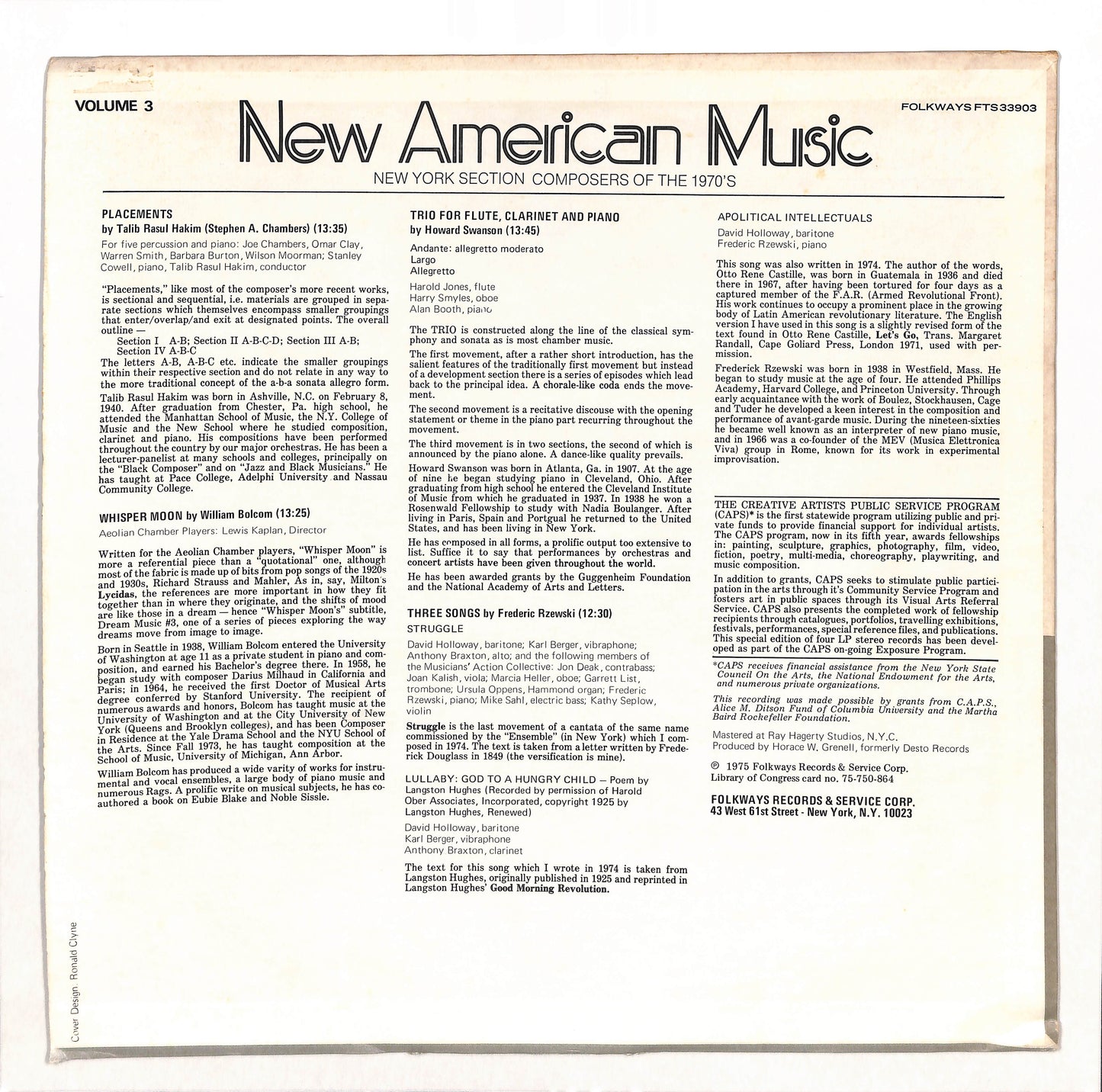 New American Music Volume 3