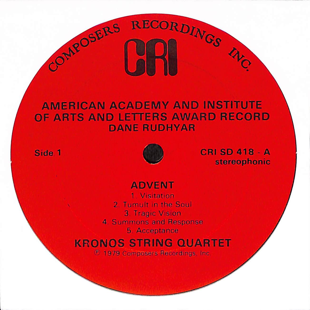 Kronos Quartet - Advent / Crisis And Overcoming