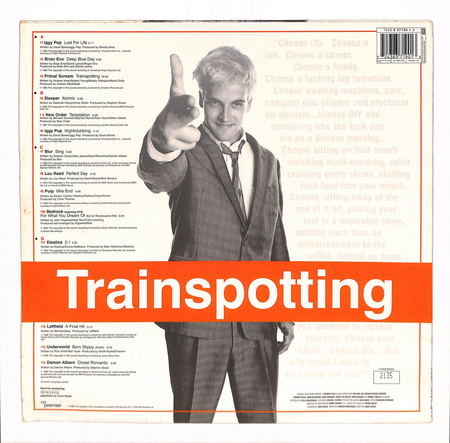 Trainspotting (Music From The Motion Picture)