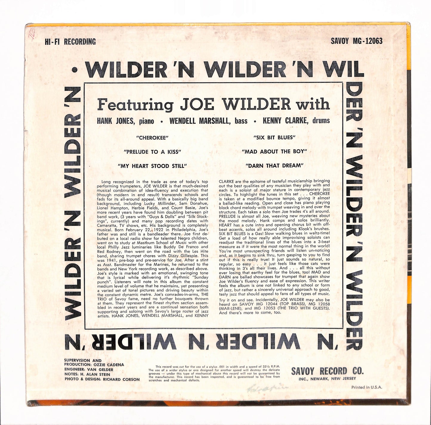 Wilder 'N' Wilder
