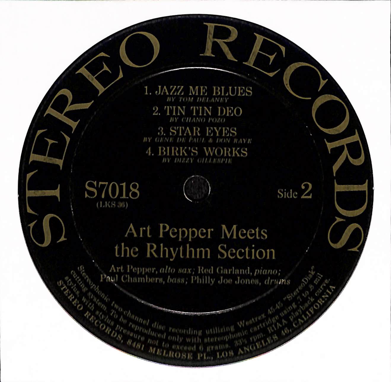 Art Pepper Meets The Rhythm Section