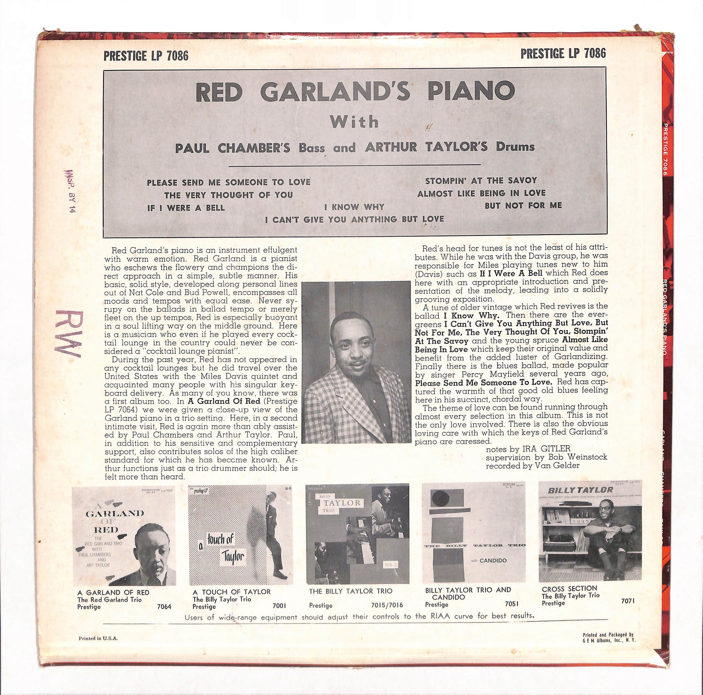 Red Garland's Piano