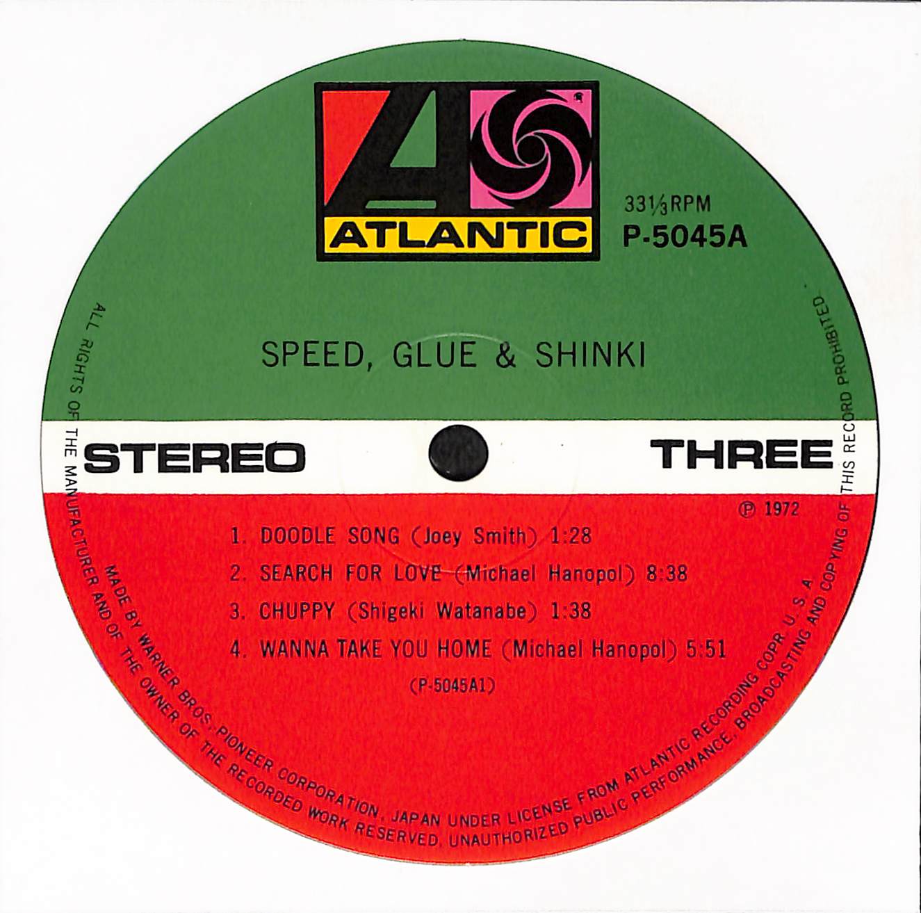 Speed, Glue & Shinki