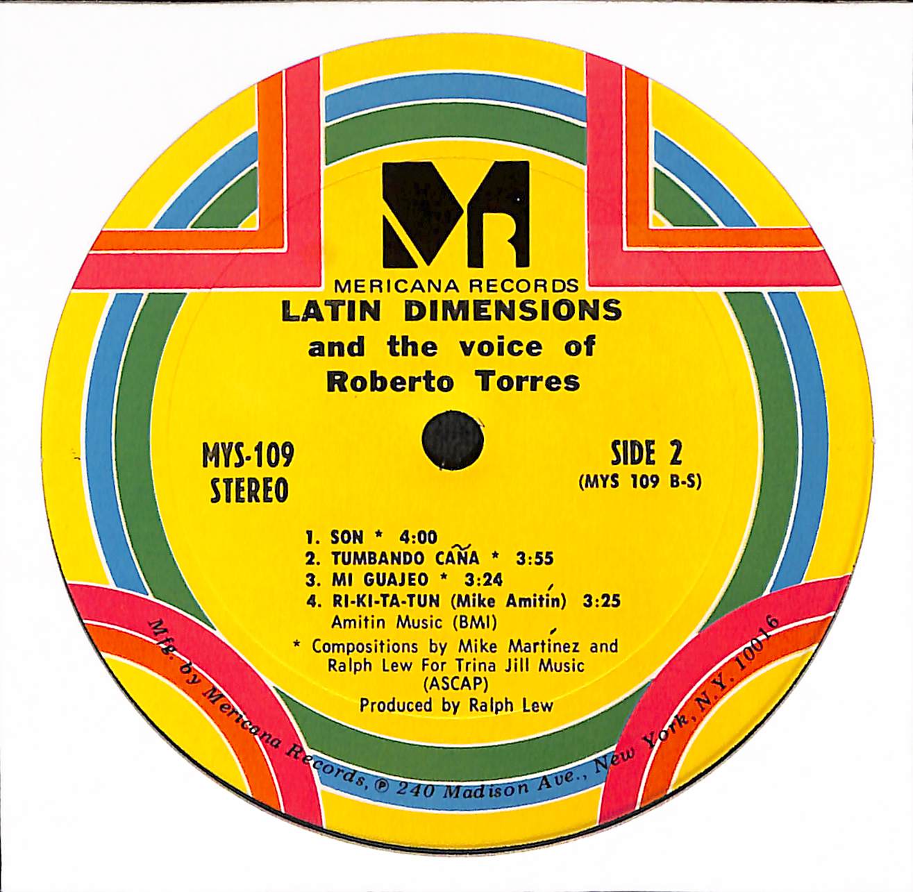 Latin Dimensions Con Roberto Torres