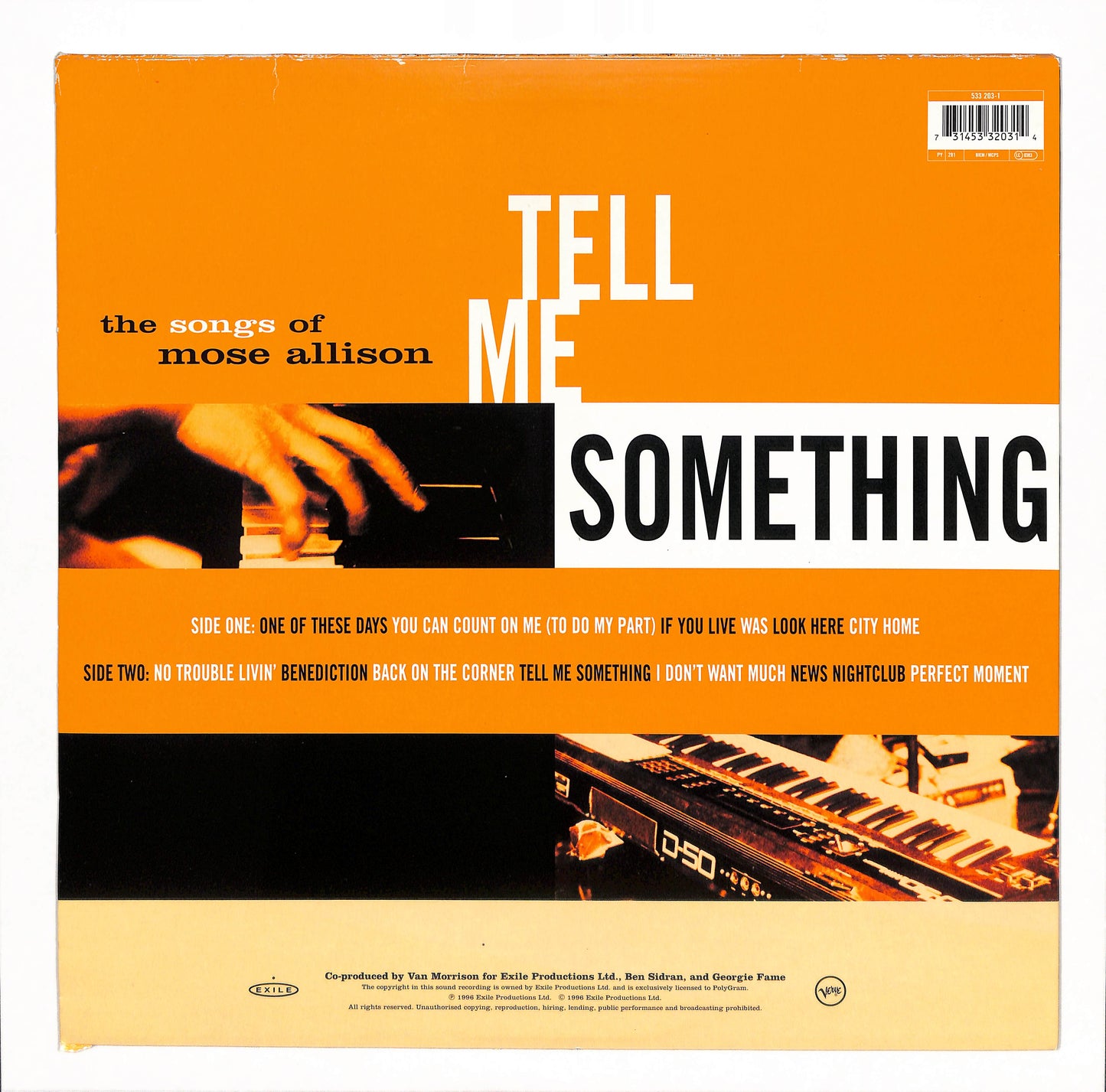 Tell Me Something (The Songs Of Mose Allison)