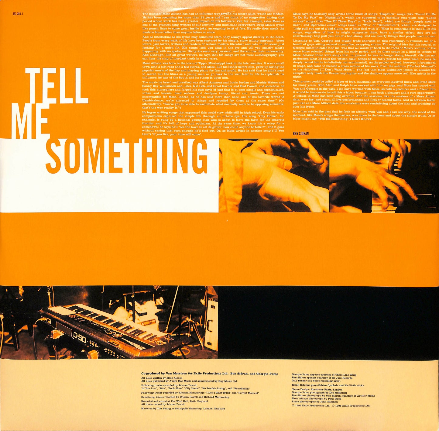 Tell Me Something (The Songs Of Mose Allison)