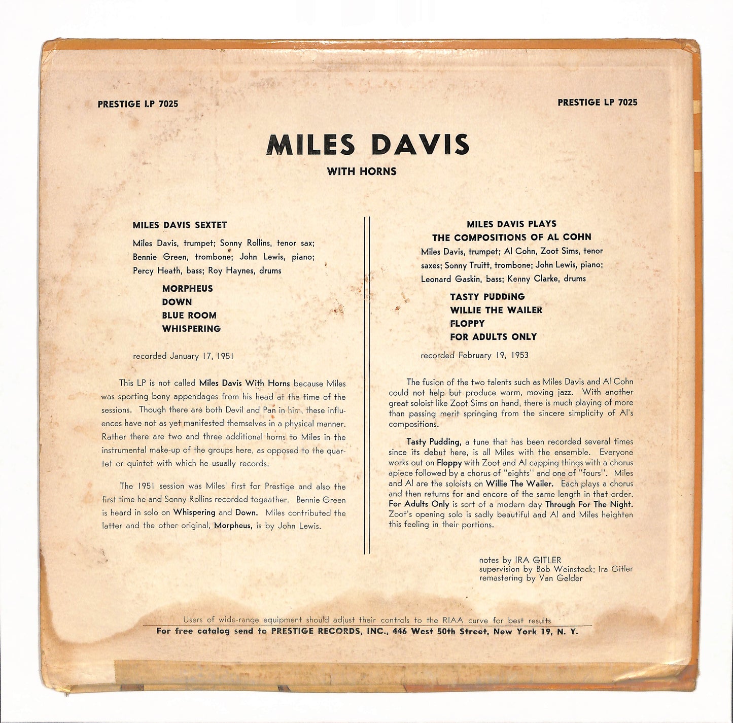 Miles Davis And Horns