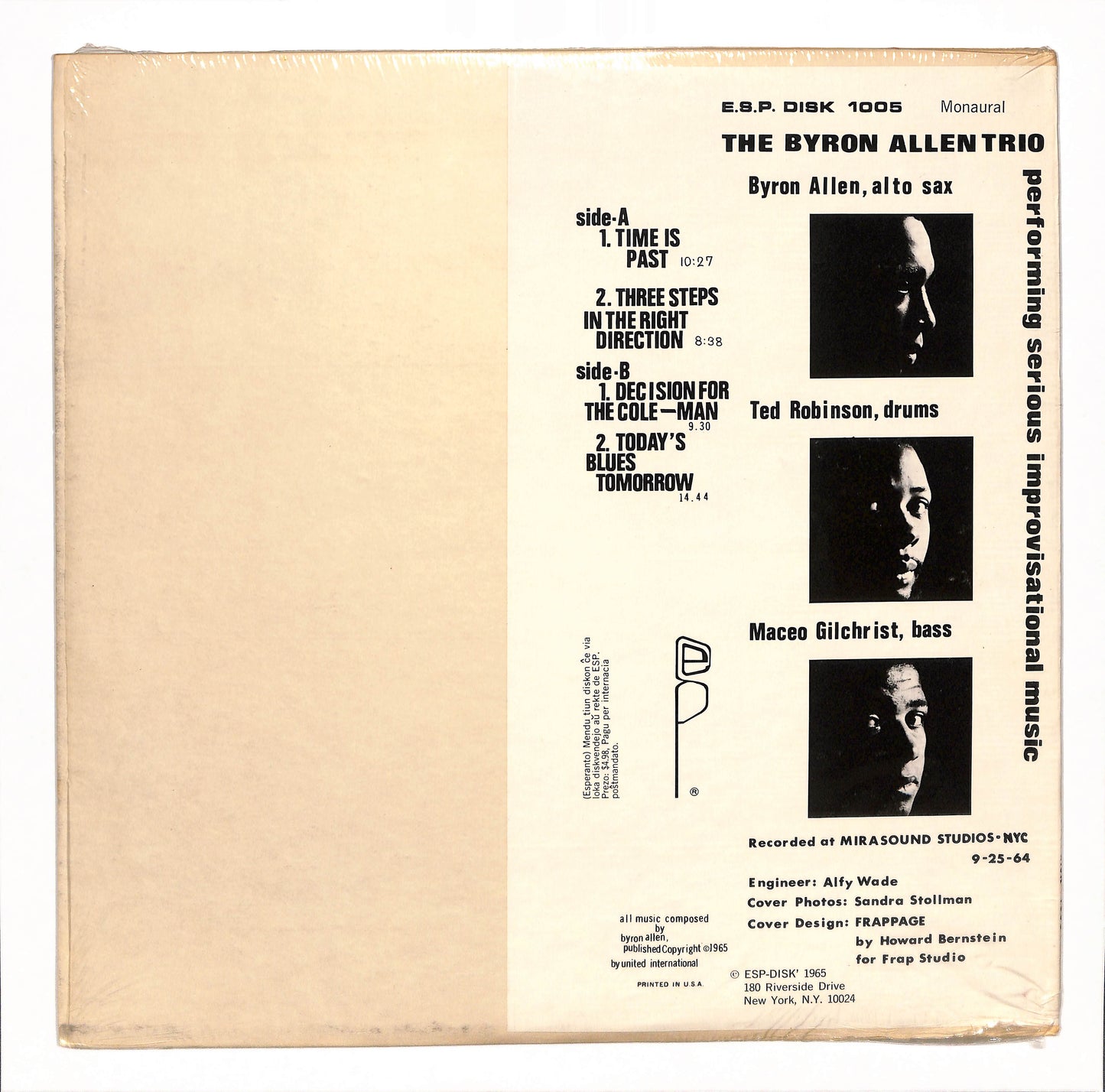 The Byron Allen Trio