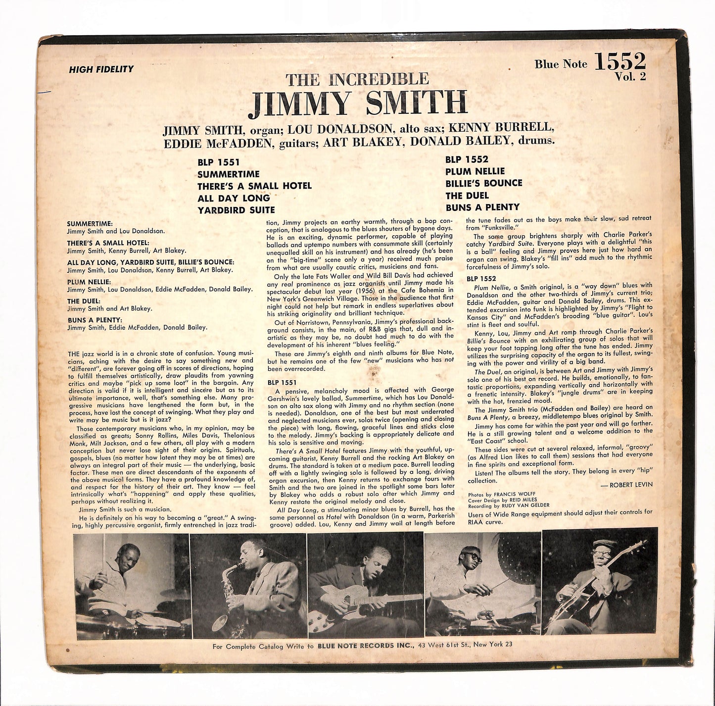 Jimmy Smith At The Organ, Volume 2