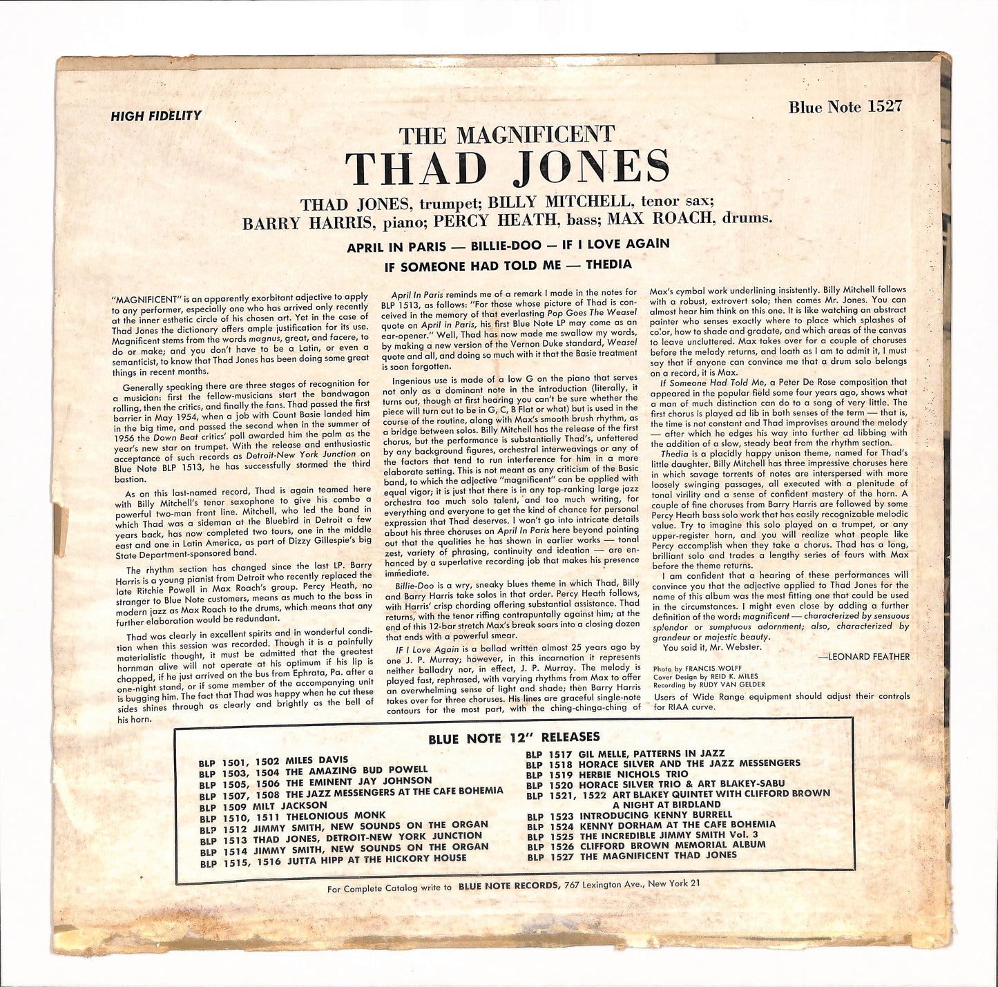 The Magnificent Thad Jones