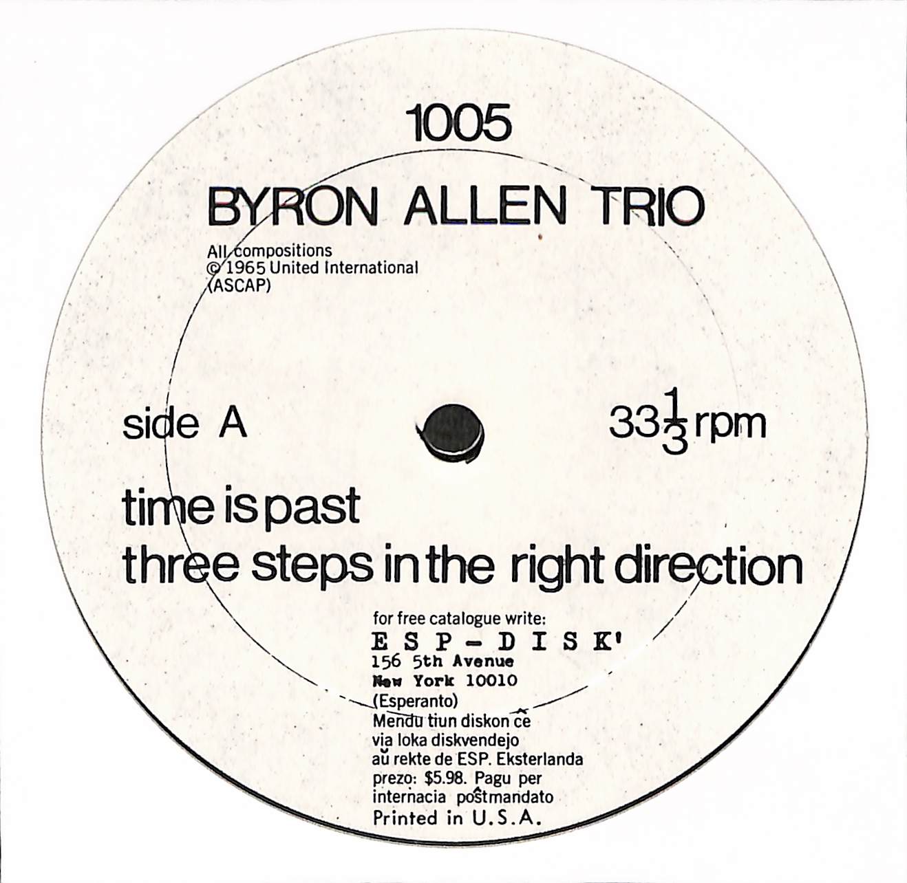 The Byron Allen Trio