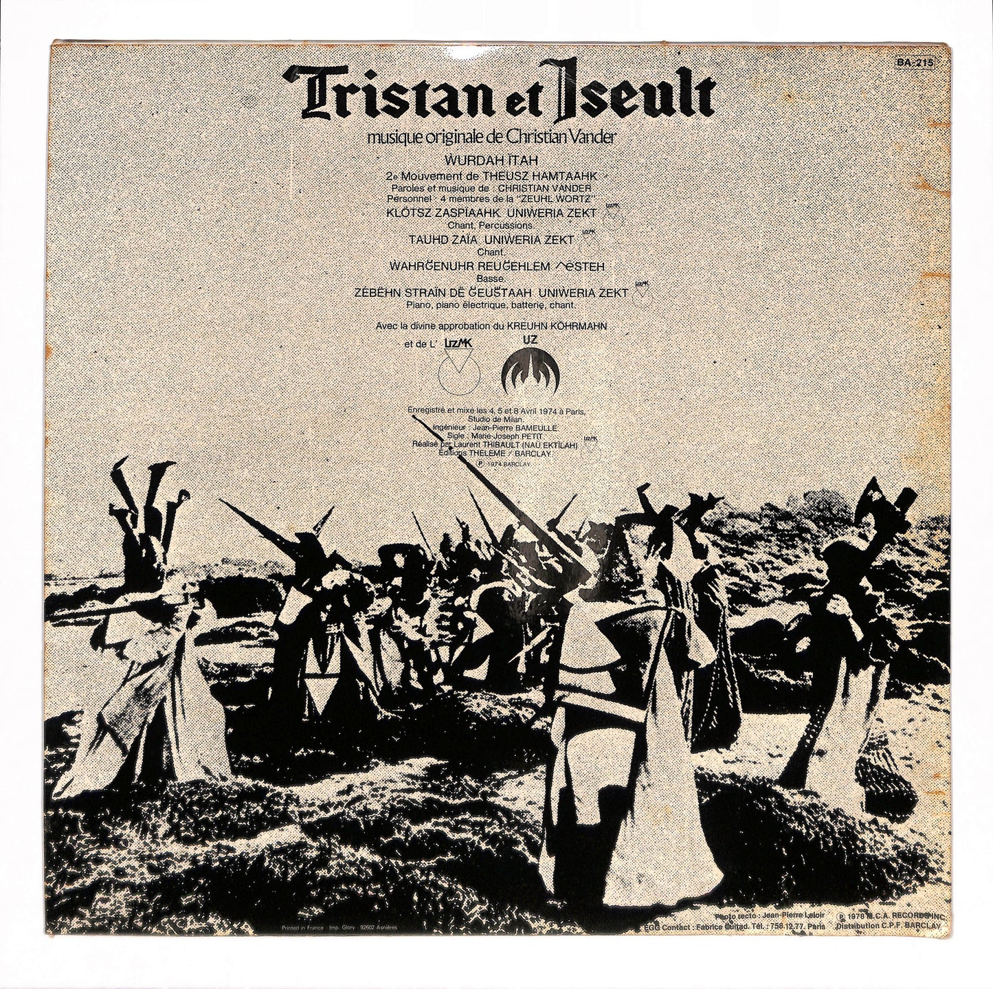 Tristan Et Iseult (Musique Originale Du Film D'Yves Lagrange)