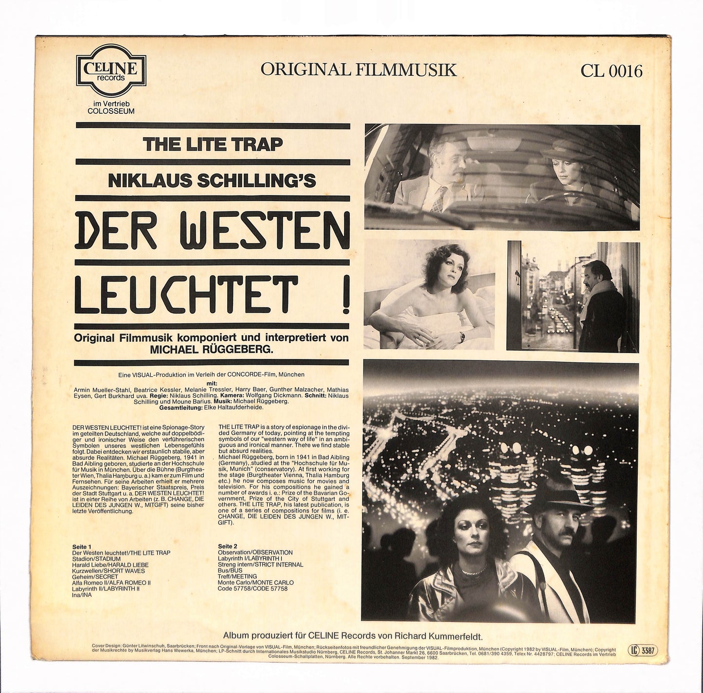 Niklaus Schilling's Der Westen Leuchtet (Original Filmmusik)