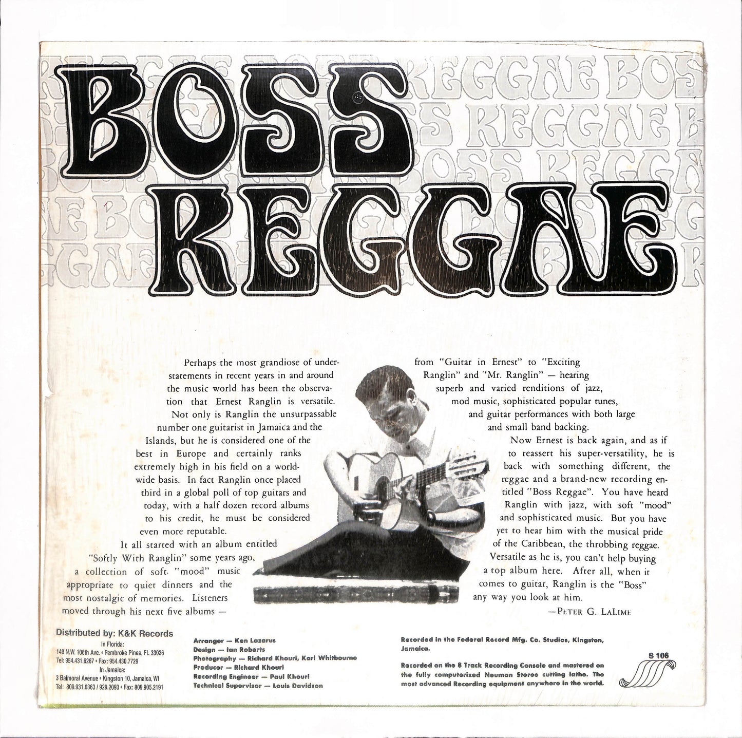 Boss Reggae - Sounds Ranglin