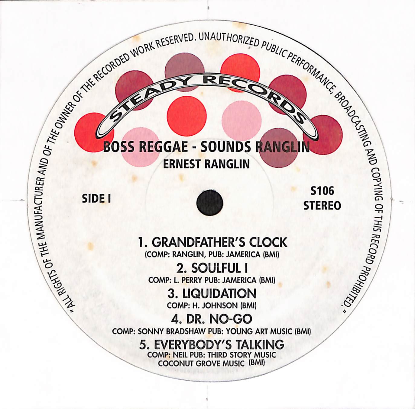 Boss Reggae - Sounds Ranglin