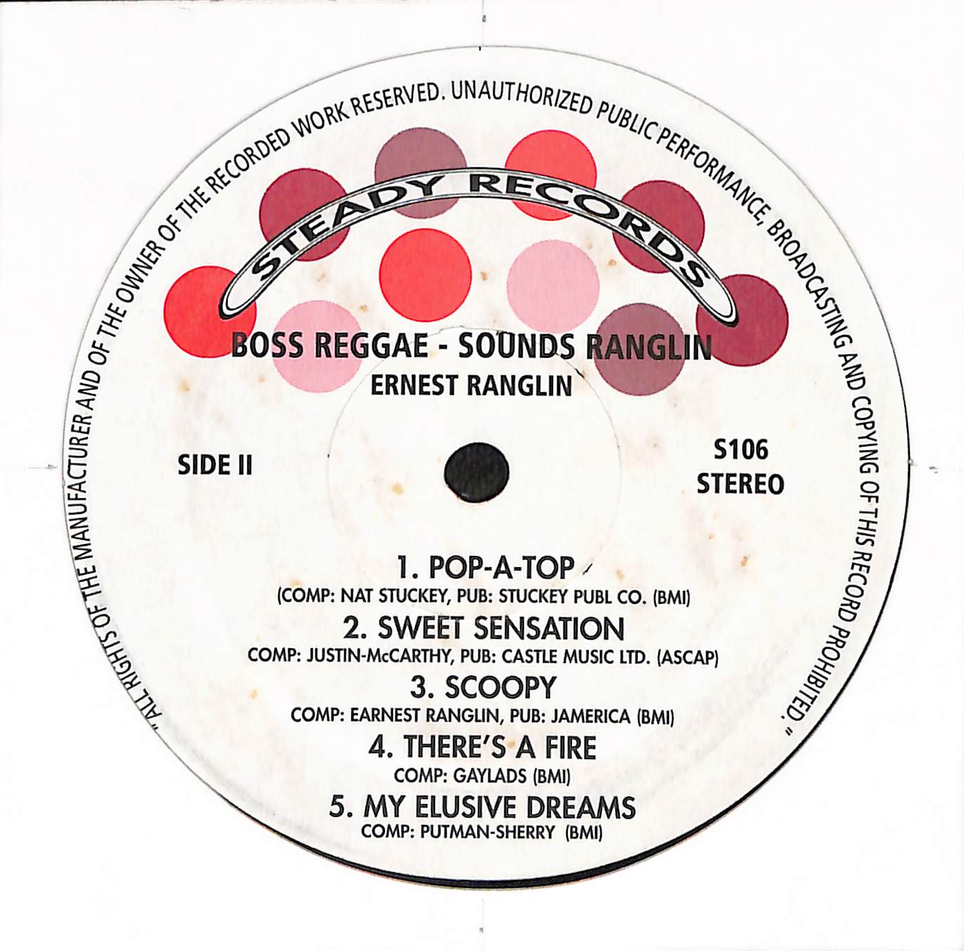 Boss Reggae - Sounds Ranglin