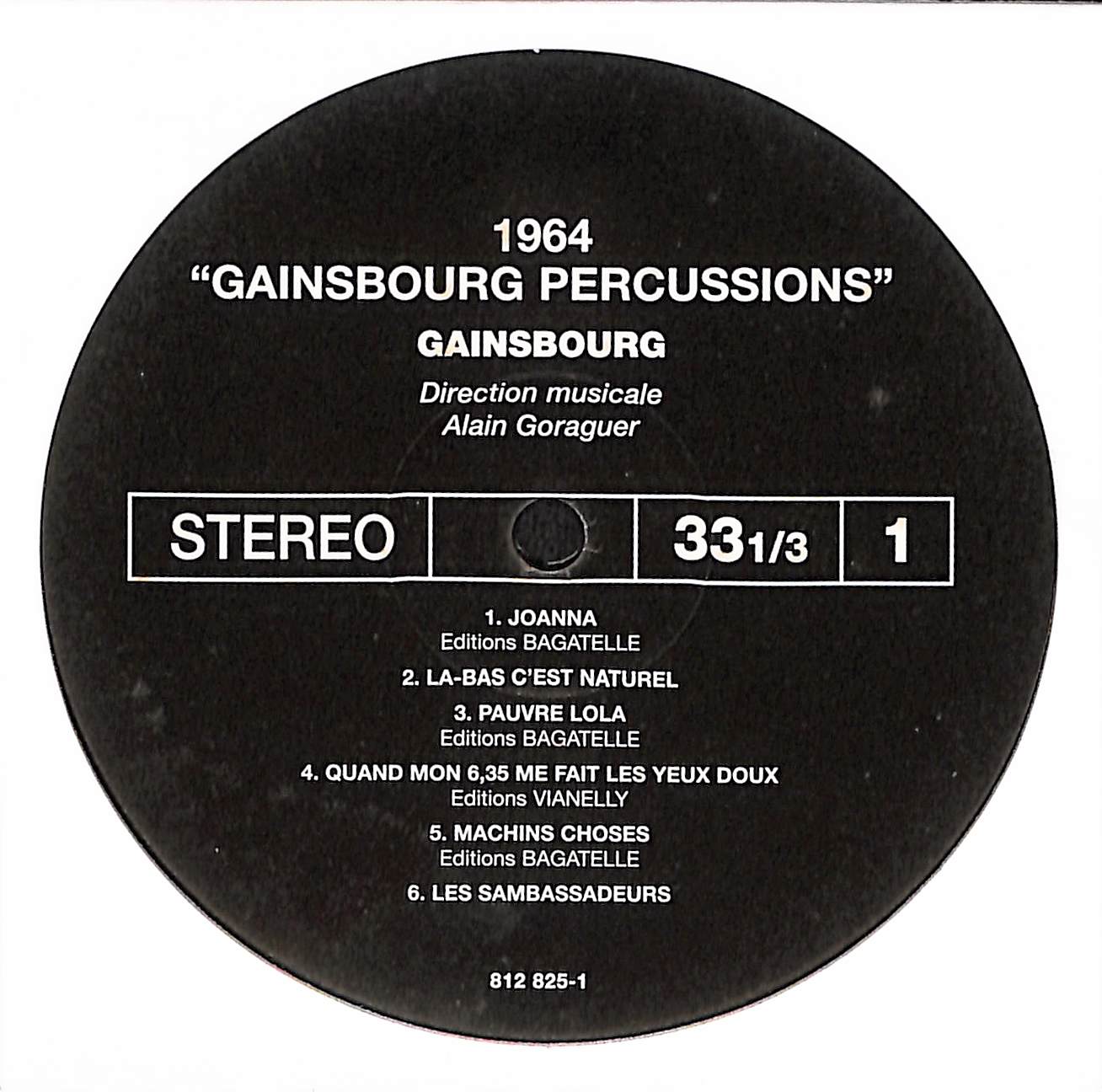 1964 "Gainsbourg Percussions"