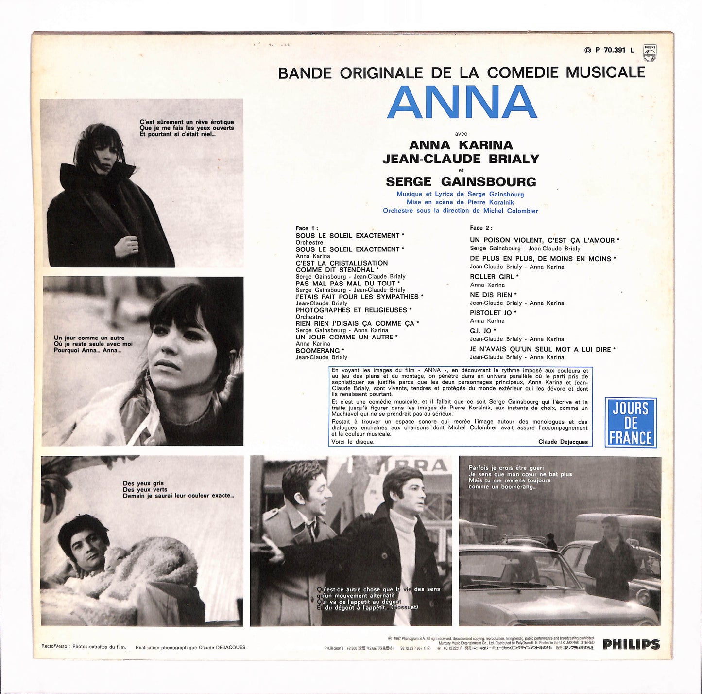 Anna (Bande Originale De La Comédie Musicale)