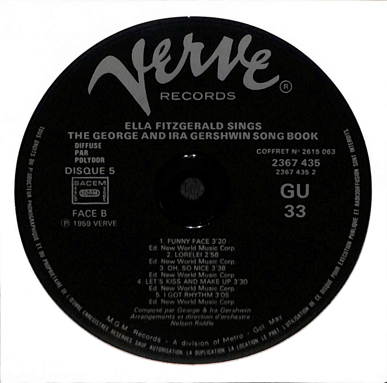Ella Fitzgerald Sings The George And Ira Gershwin Song Book
