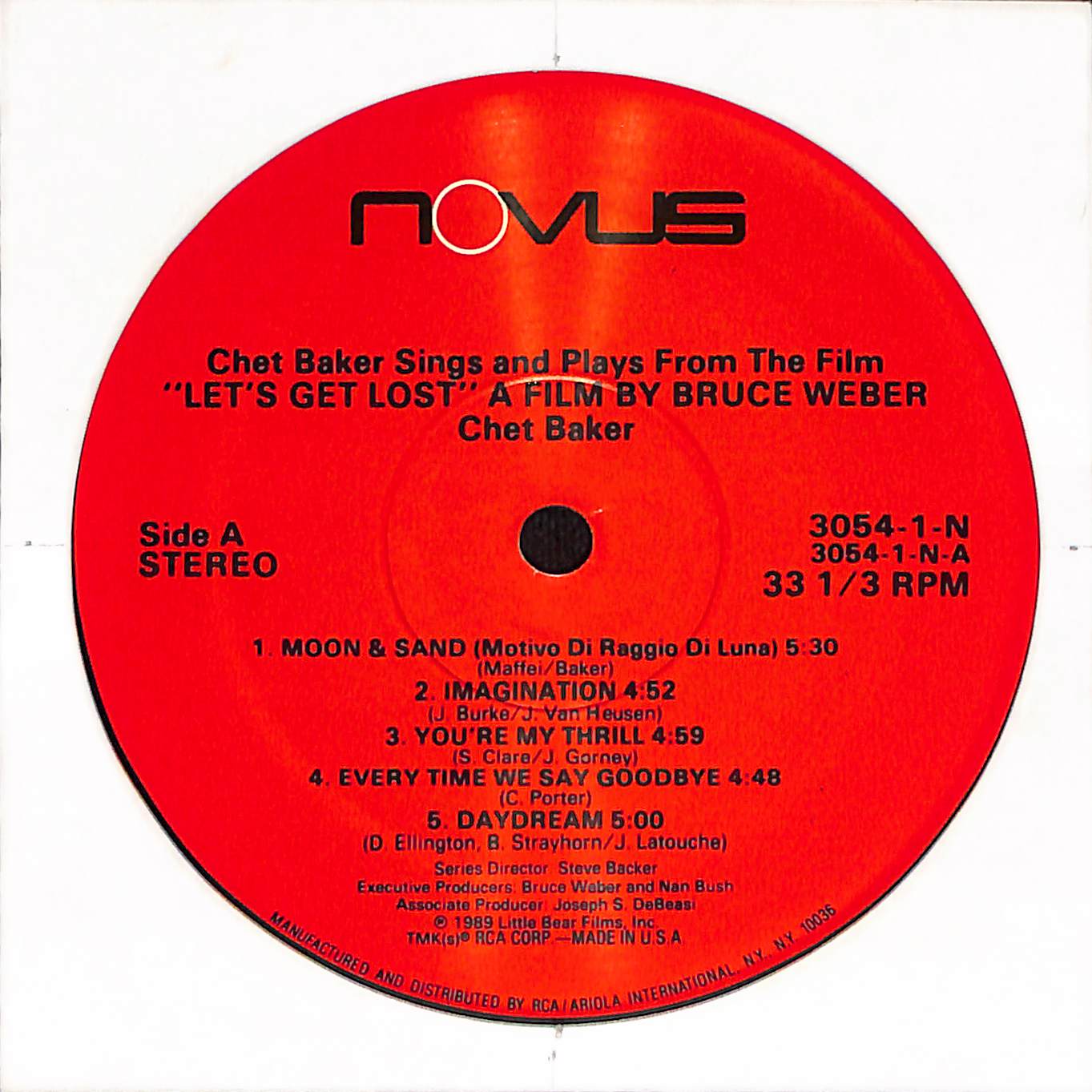 Chet Baker Sings And Plays From The Film "Let's Get Lost"