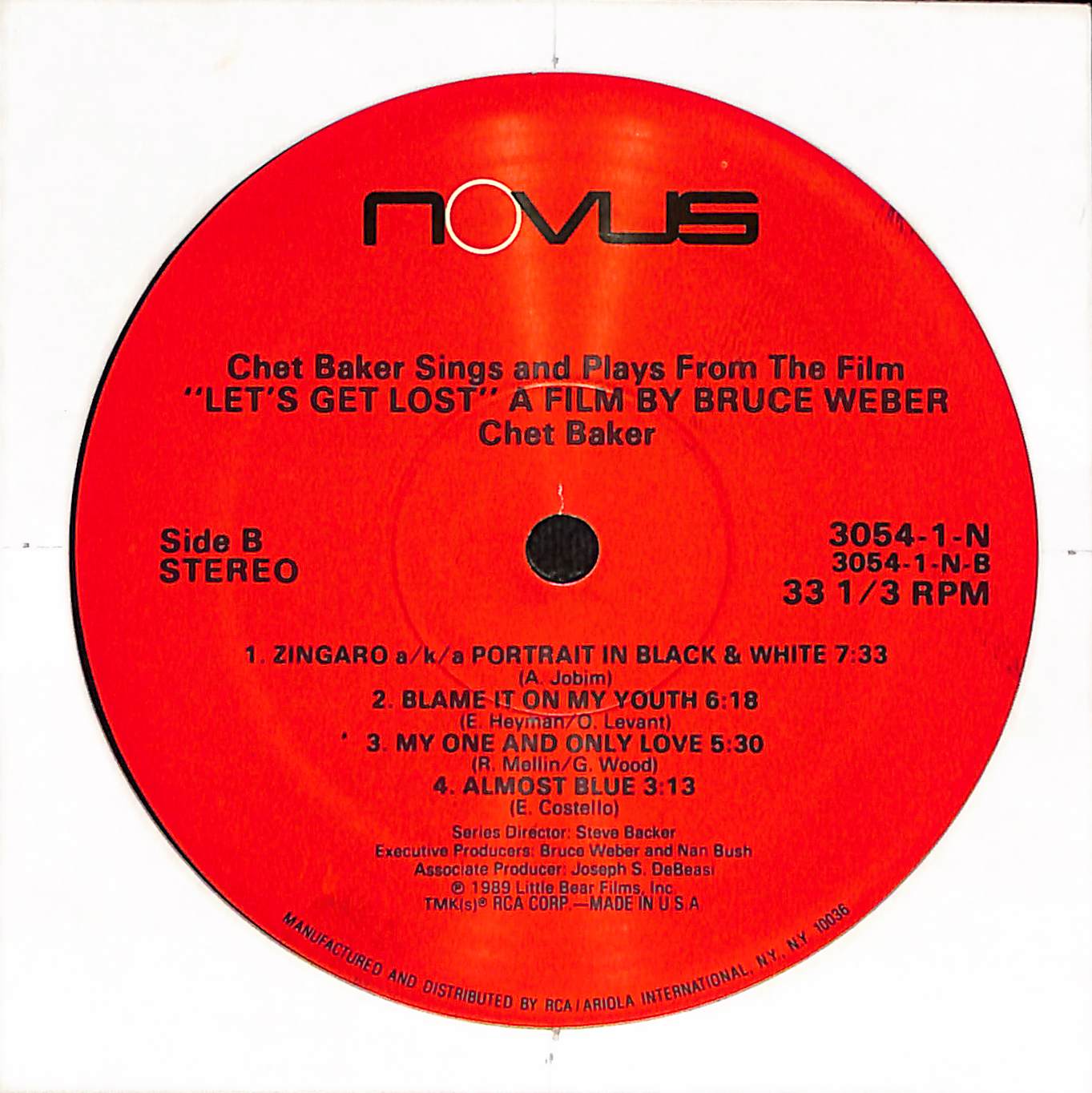 Chet Baker Sings And Plays From The Film "Let's Get Lost"