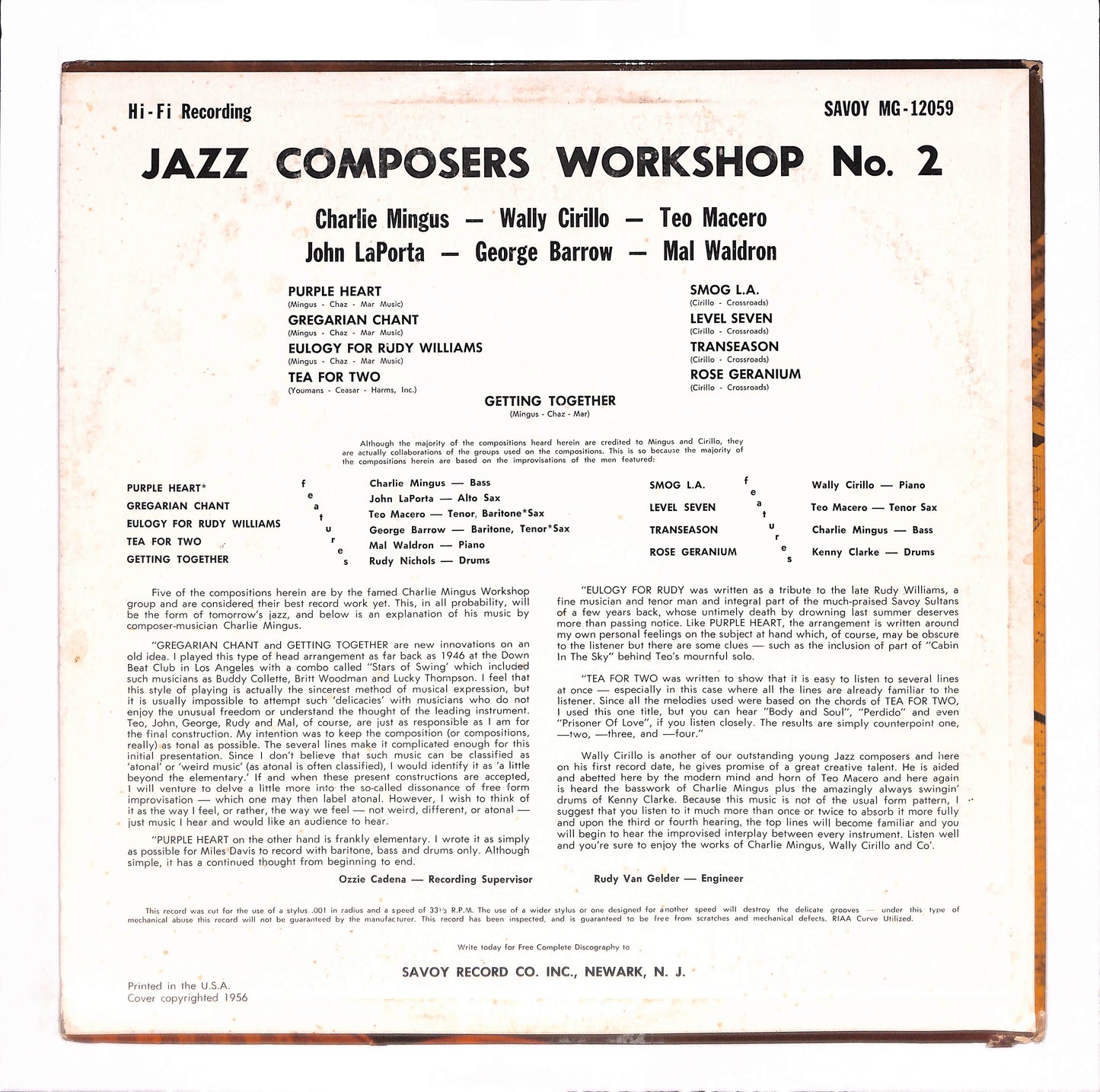 Jazz Composers Workshop