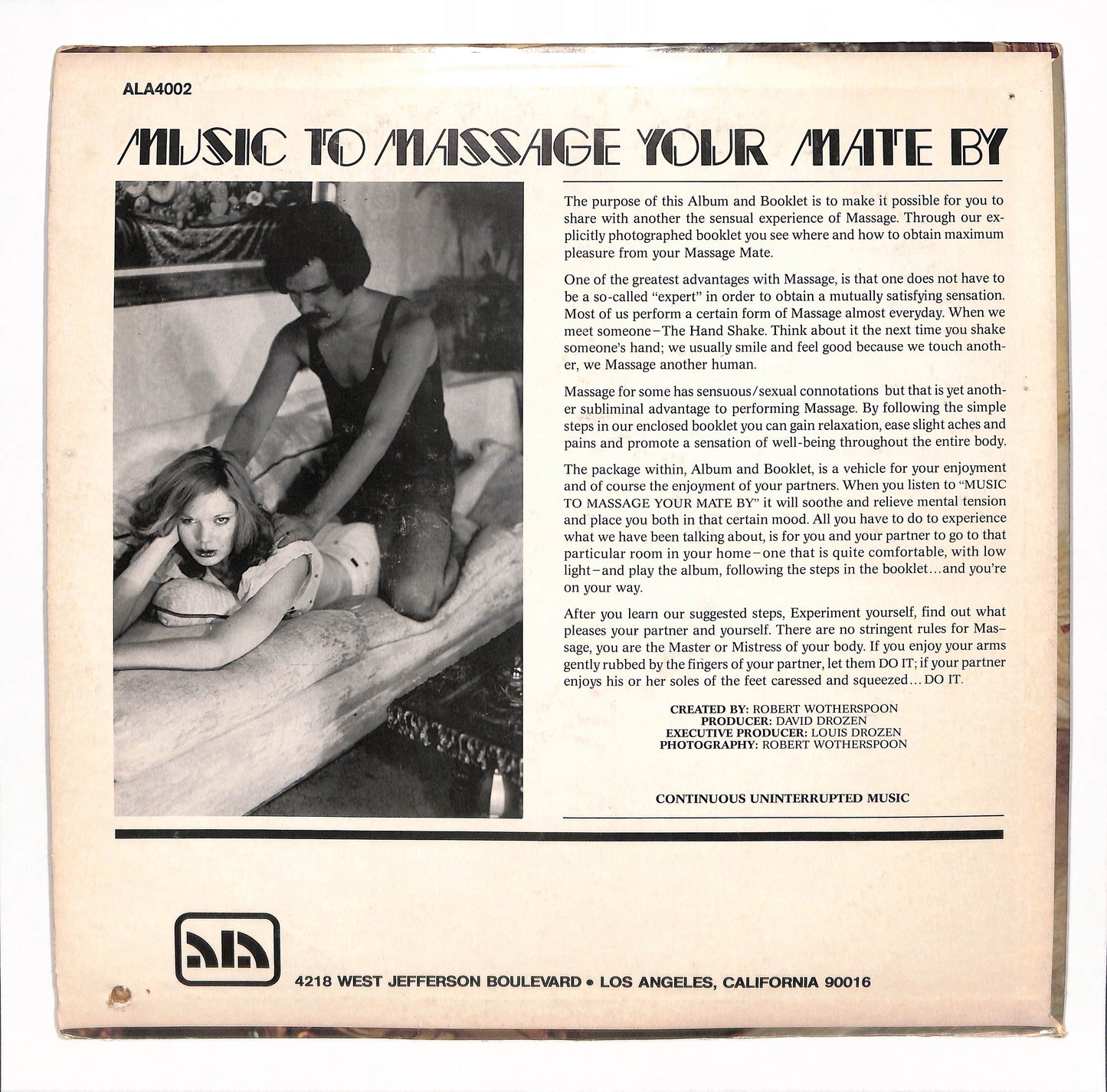 Music To Massage Your Mate By