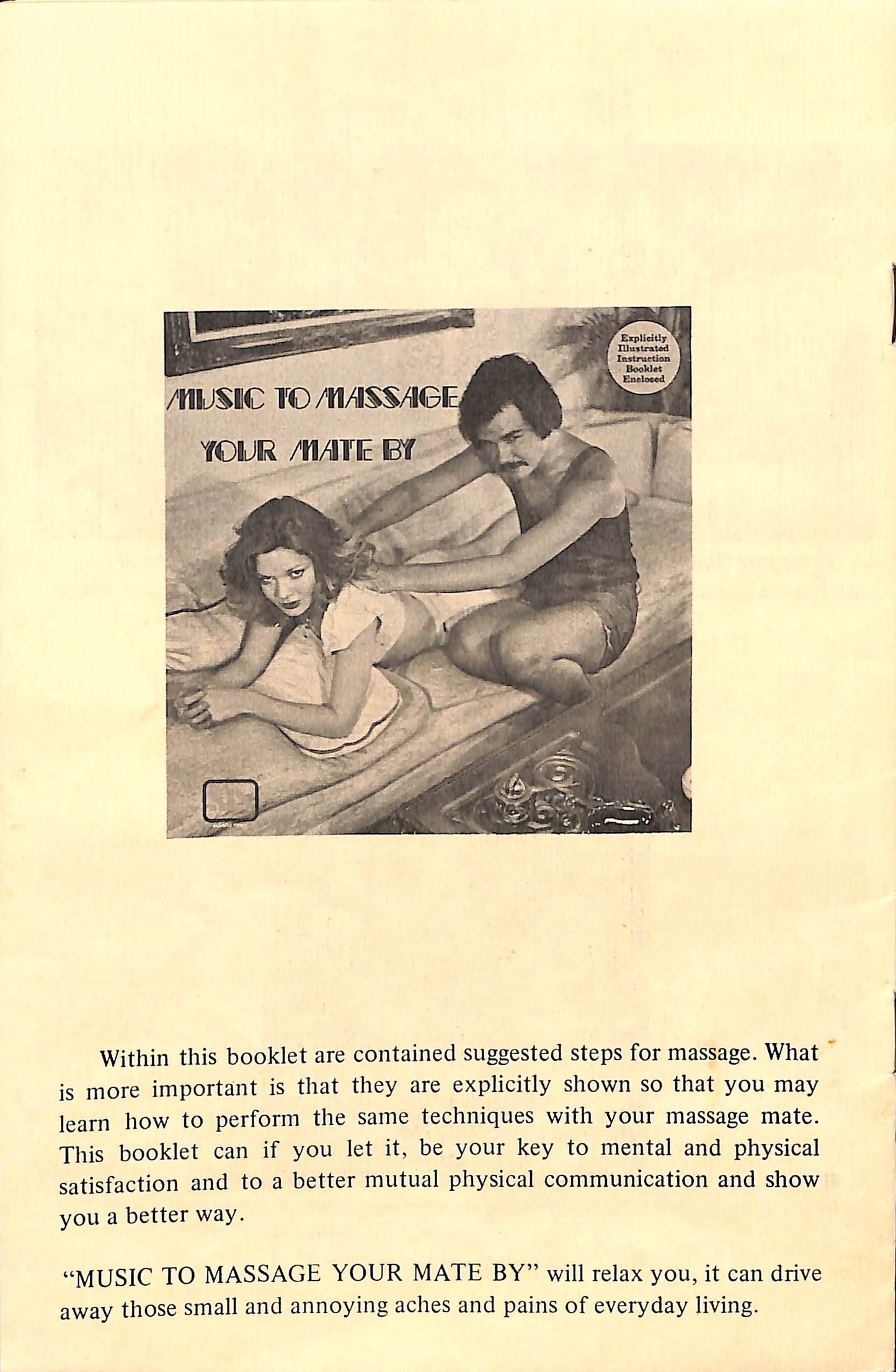 Music To Massage Your Mate By
