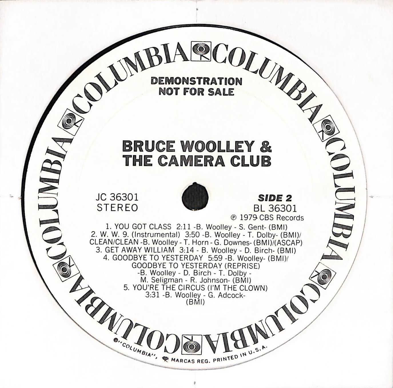 Bruce Woolley & The Camera Club