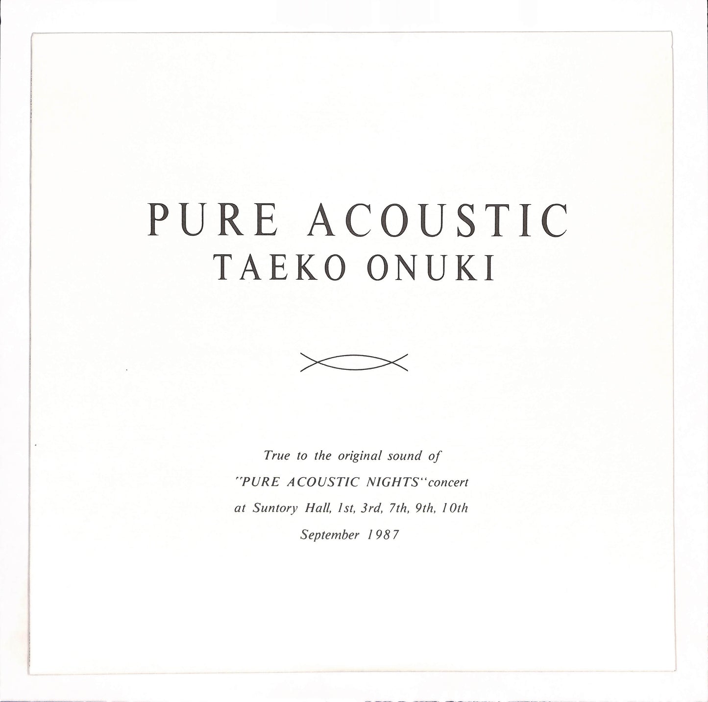 Pure Acoustic