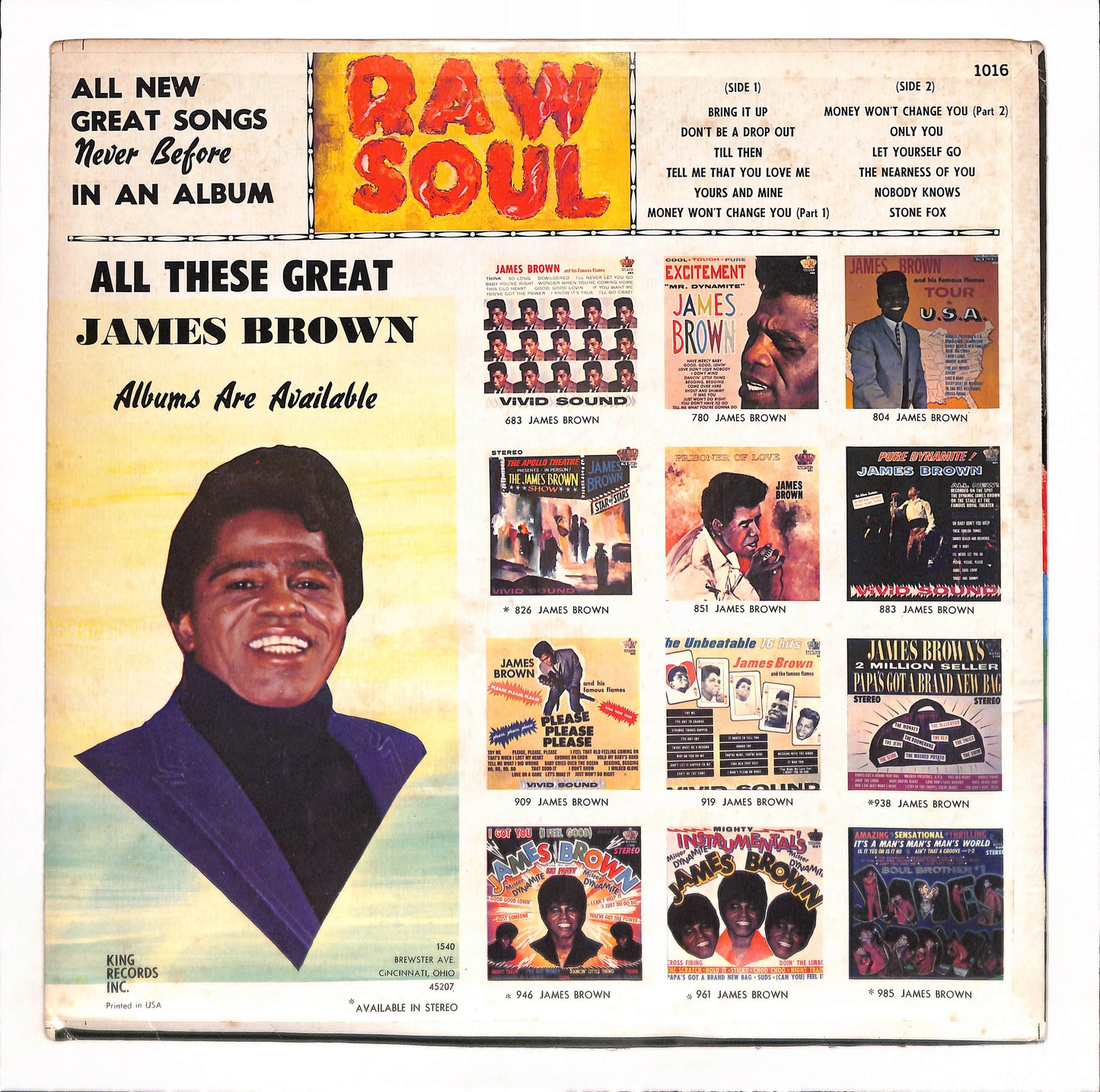 James Brown Sings Raw Soul