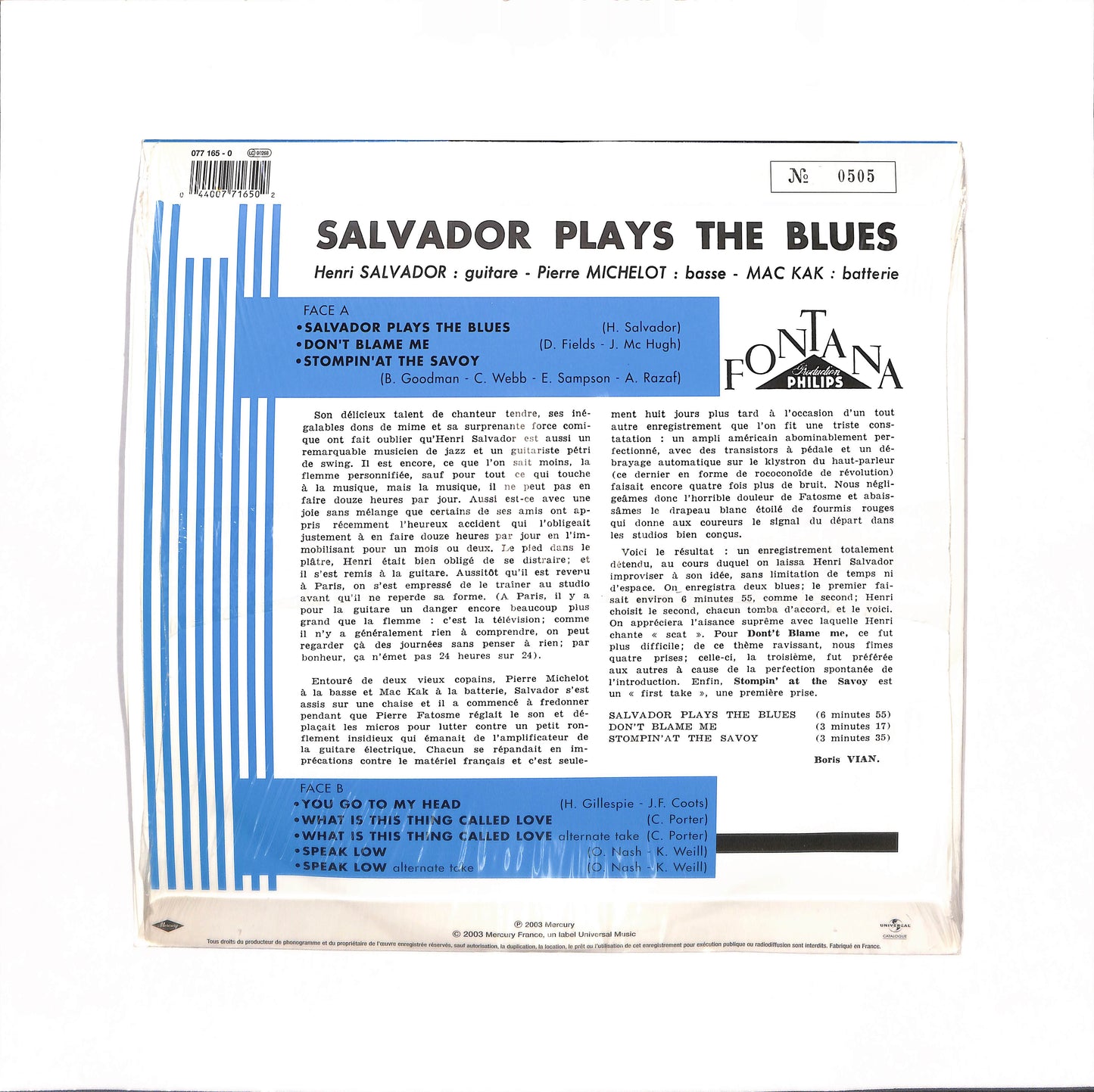 Salvador Plays The Blues