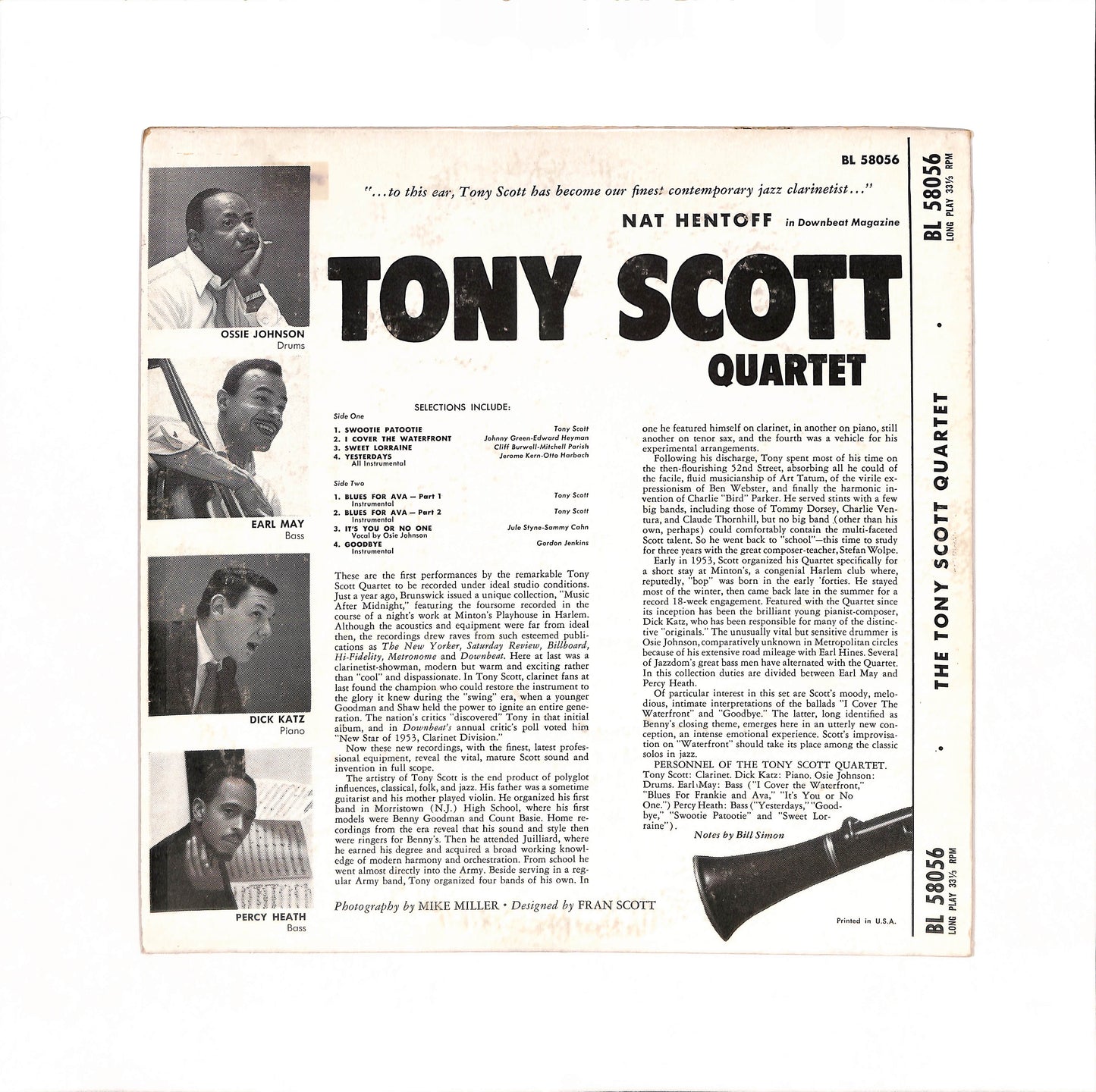 Tony Scott Quartet