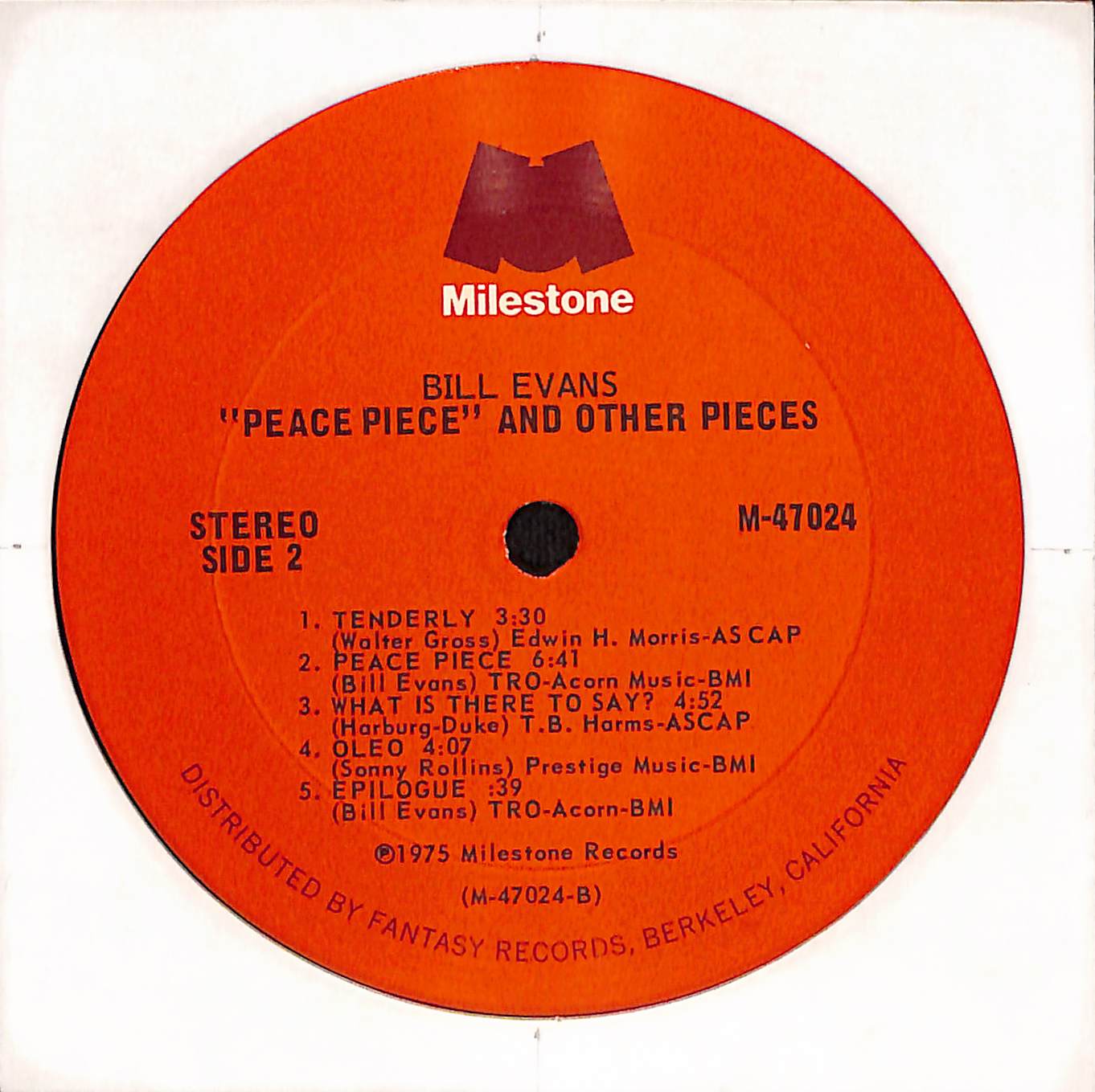 Peace Piece And Other Pieces
