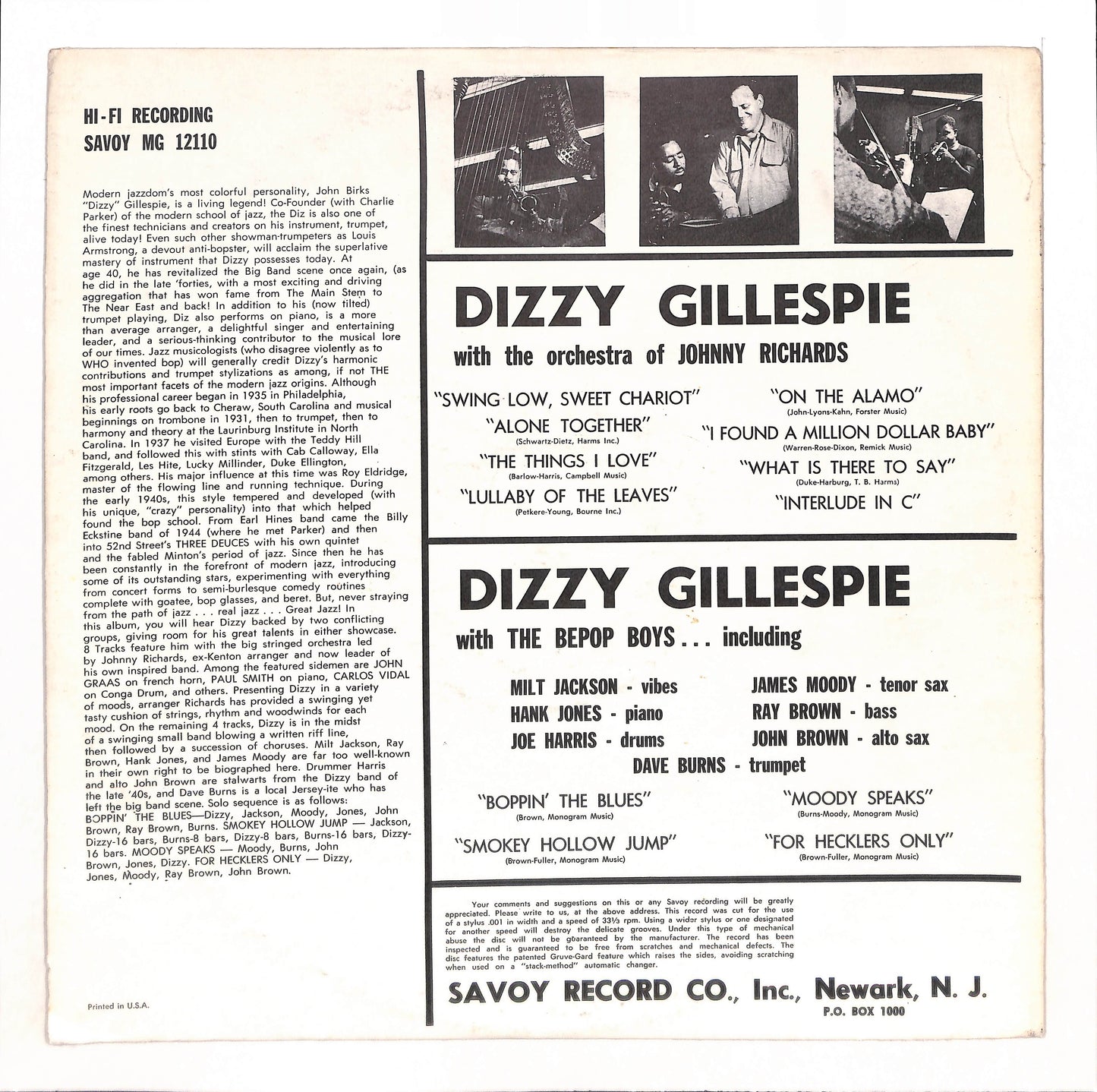 The Dizzy Gillespie Story