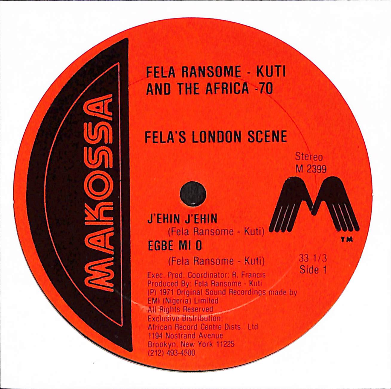 Fela's London Scene