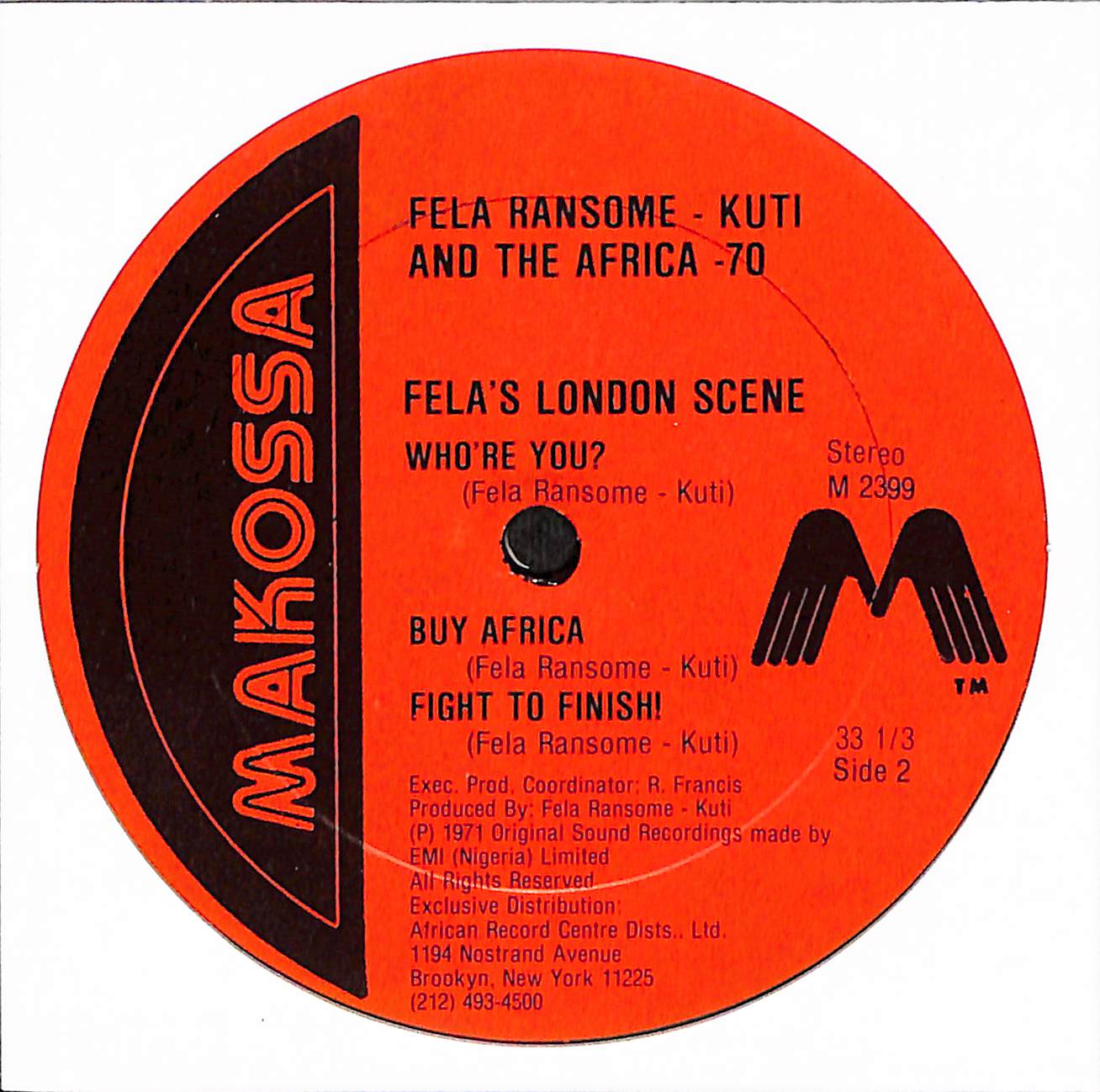 Fela's London Scene