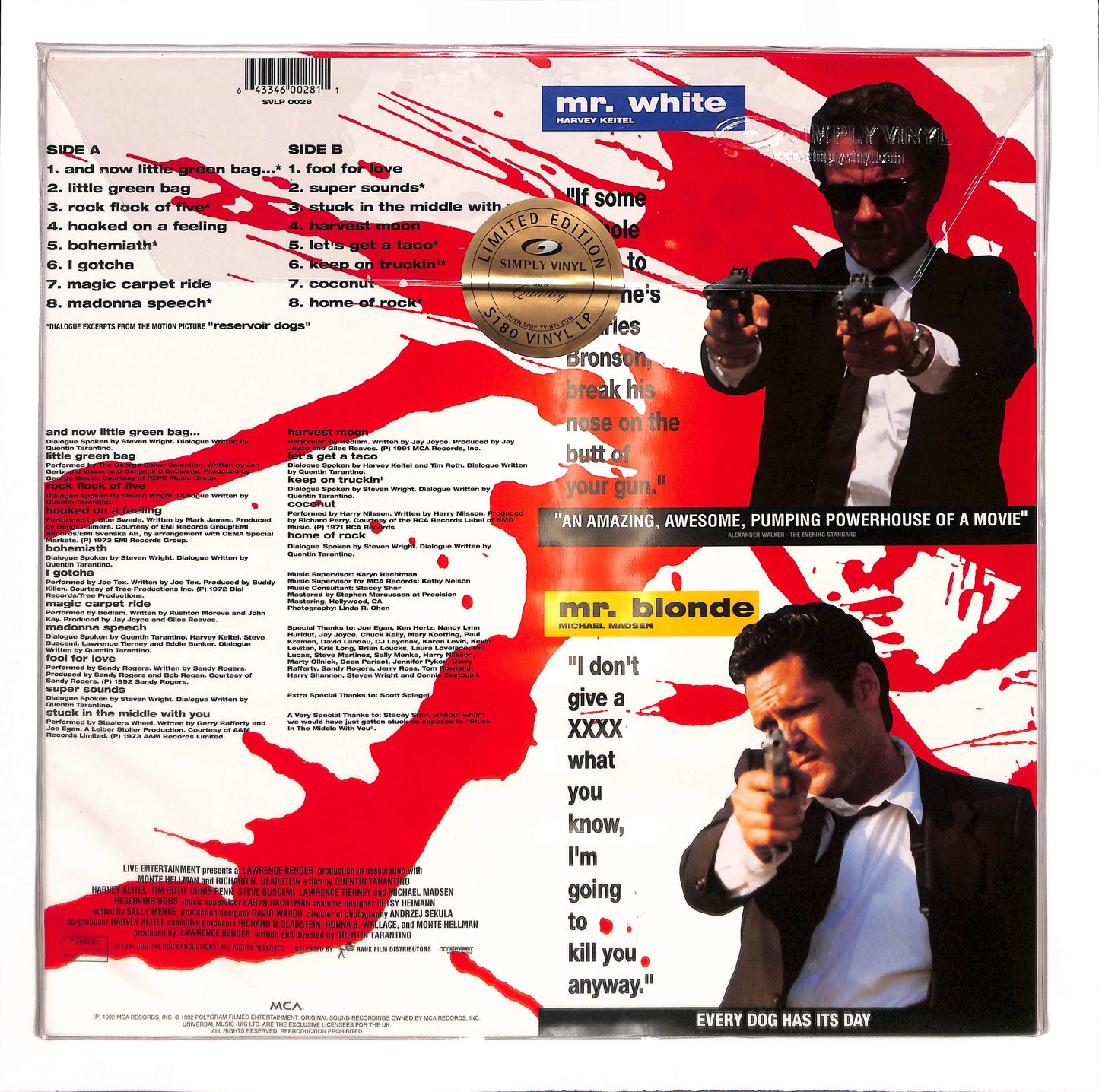 Reservoir Dogs (Music From The Original Motion Picture)