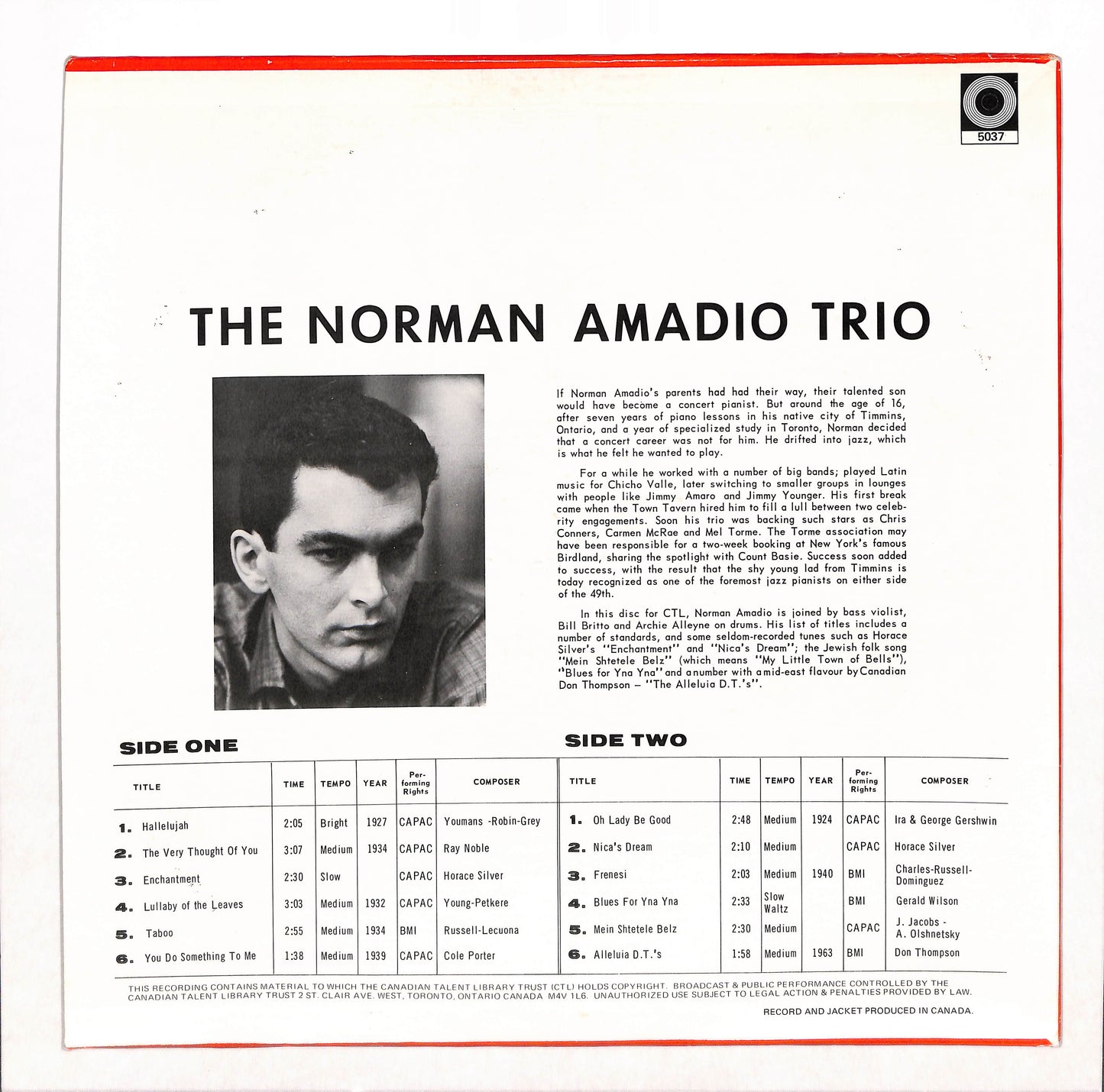 The Norman Amadio Trio