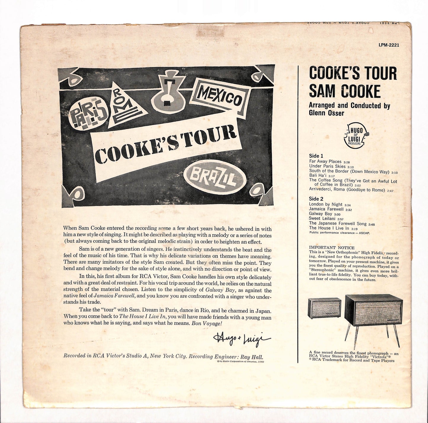 Cooke's Tour