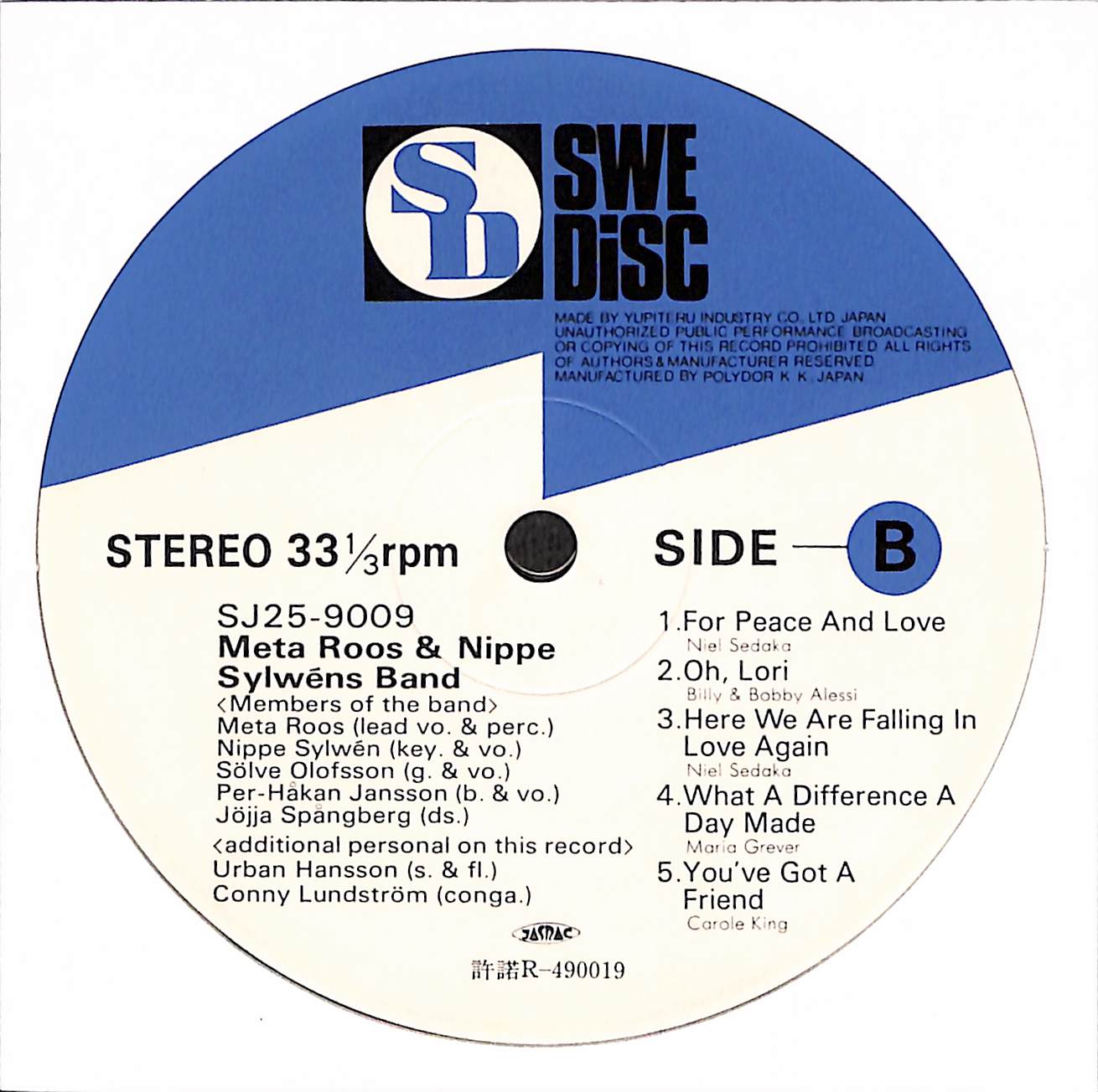 Meta Roos & Nippe Sylwéns Band