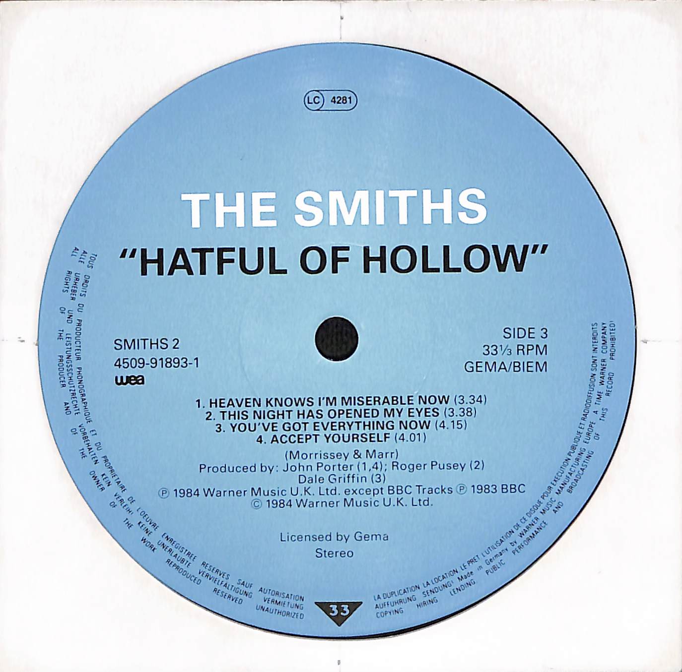 Hatful Of Hollow