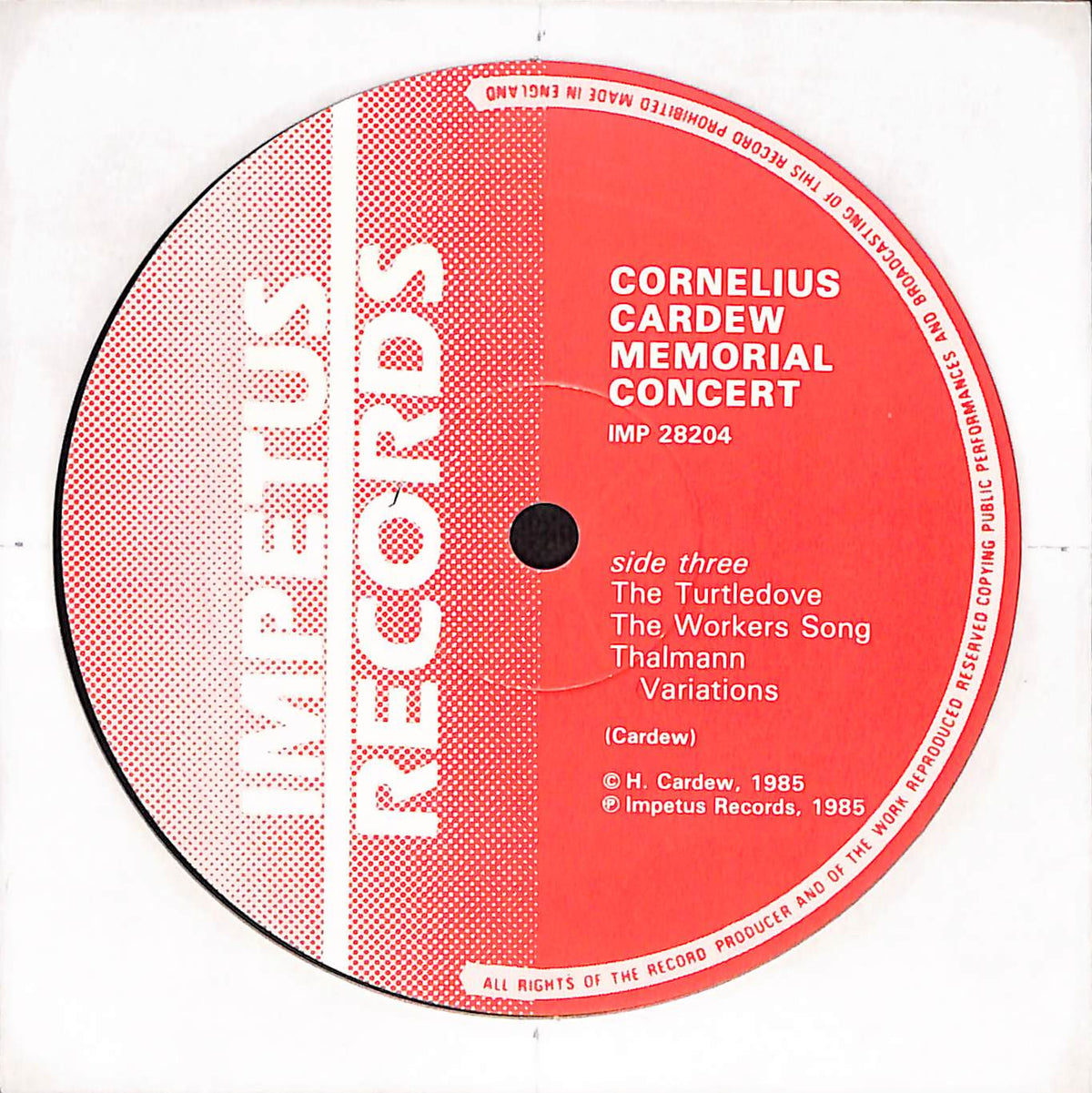 Con Cardew Cornelius Cardew Memorial Concert – ELLA ONLINE