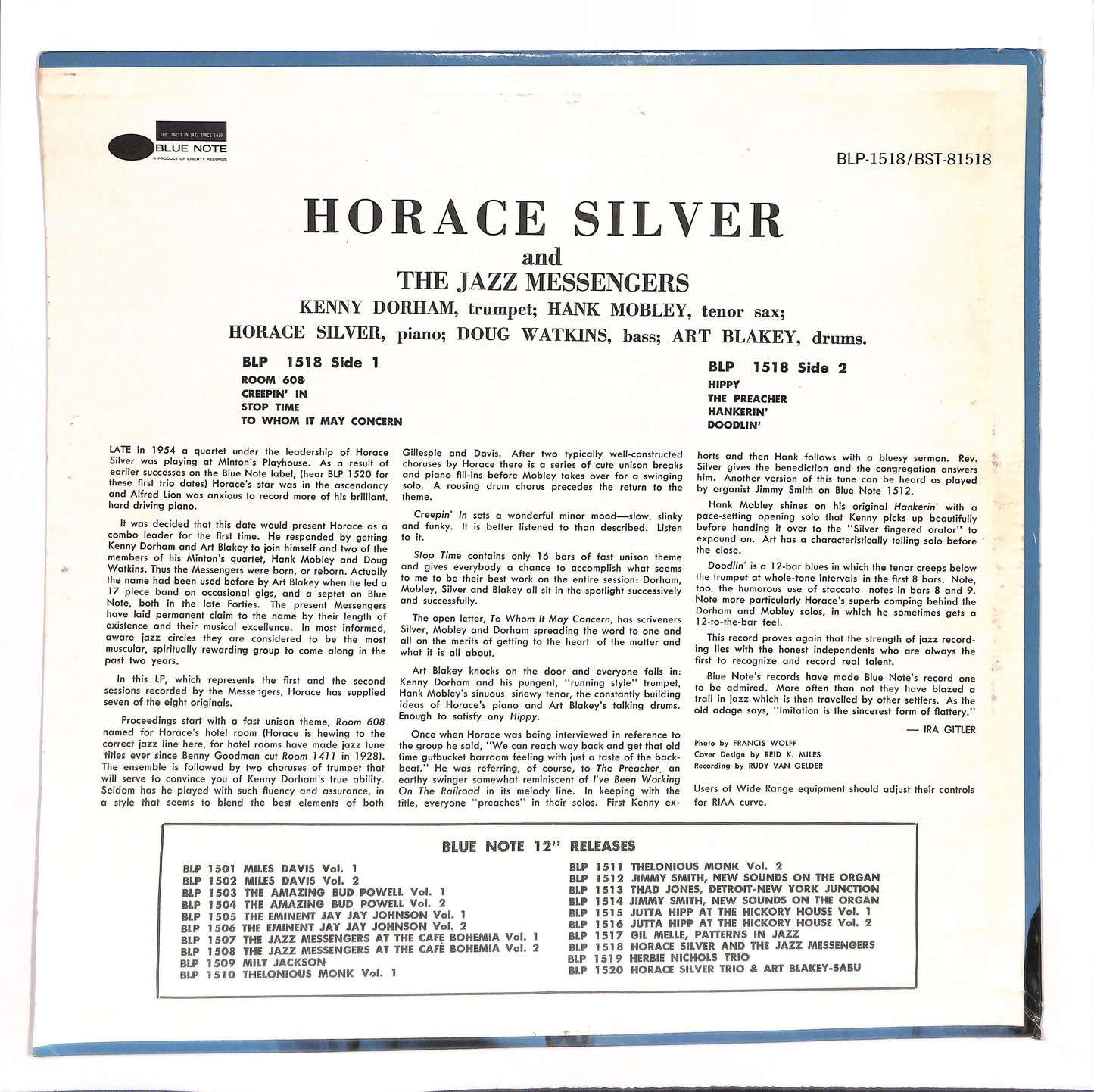 Horace Silver And The Jazz Messengers