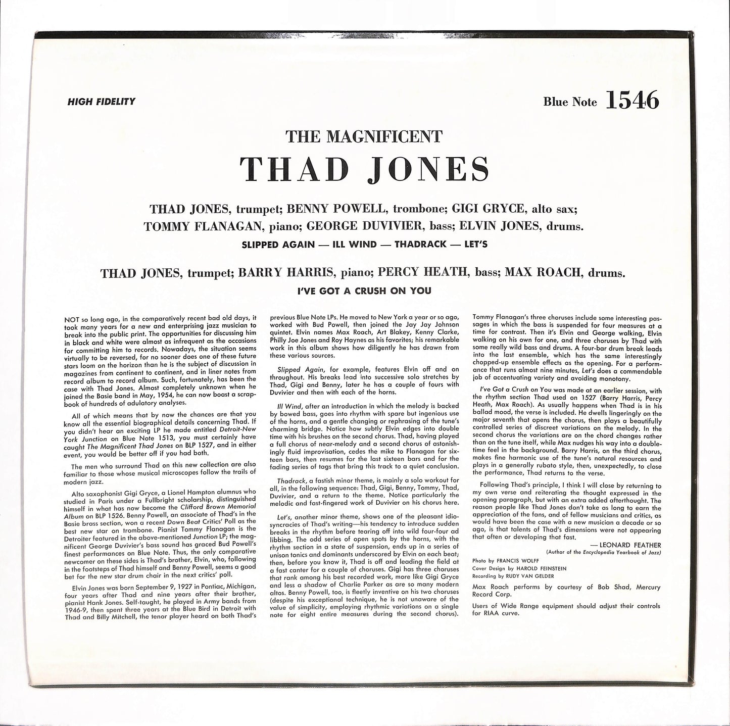 The Magnificent Thad Jones Volume 3