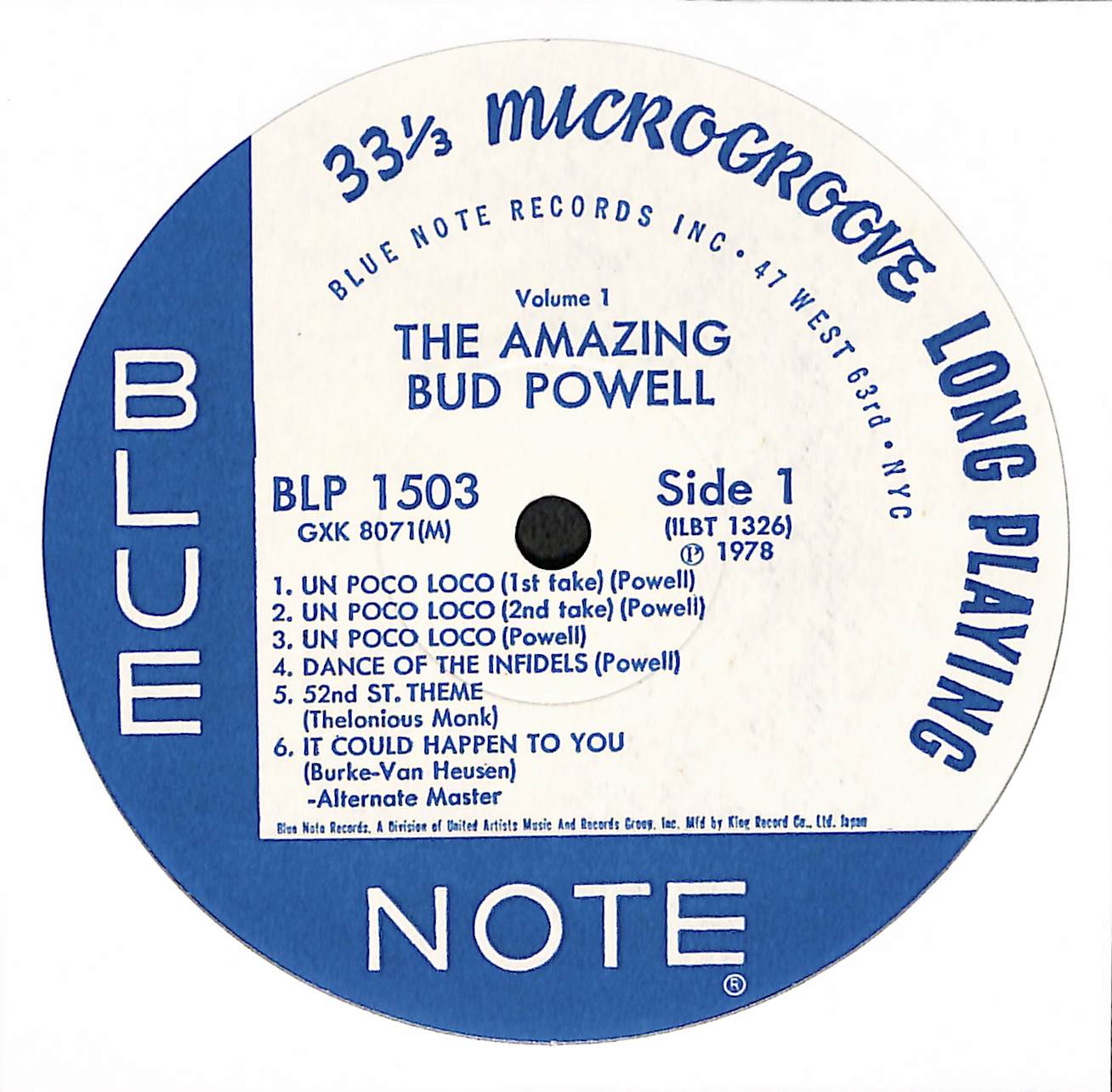 The Amazing Bud Powell, Volume 1