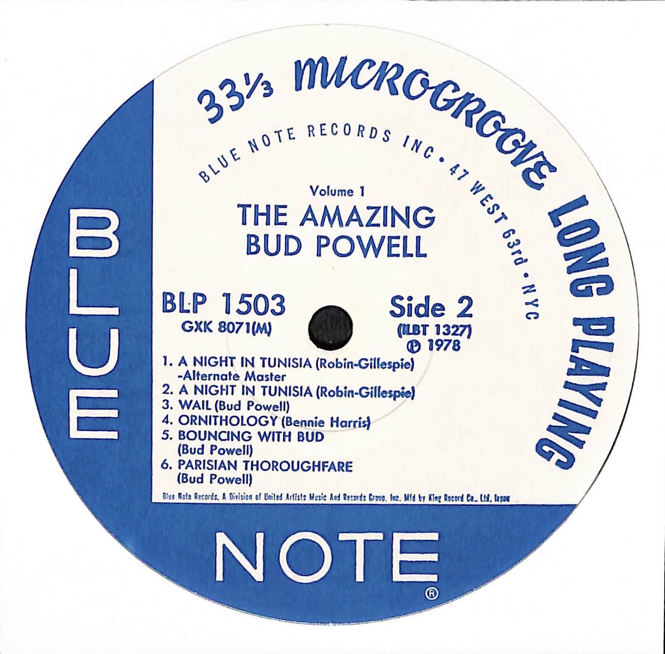The Amazing Bud Powell, Volume 1