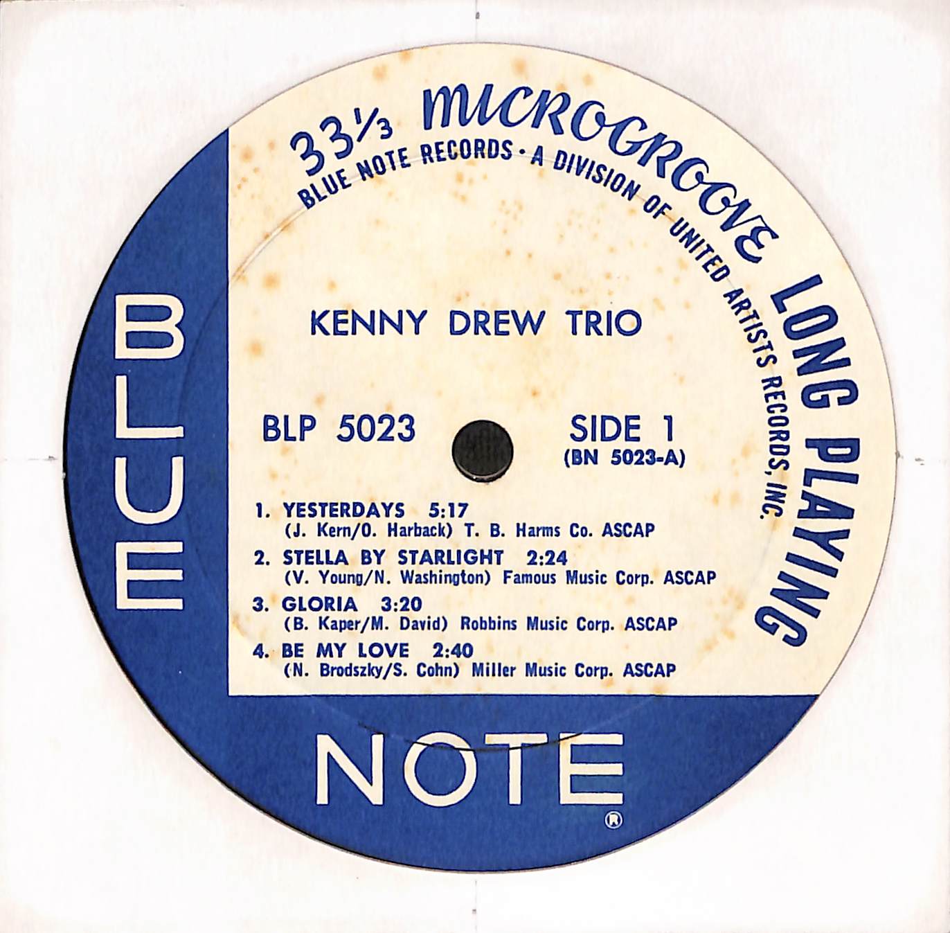 New Faces – New Sounds, Introducing The Kenny Drew Trio