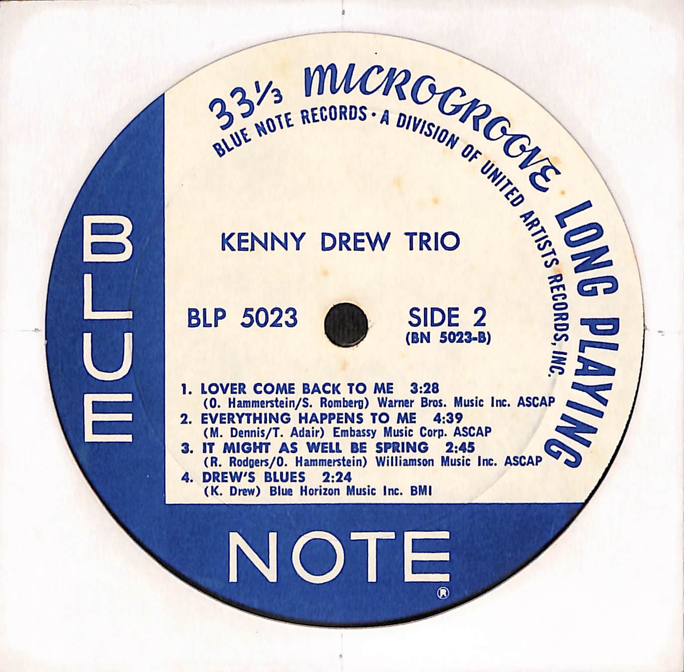 New Faces – New Sounds, Introducing The Kenny Drew Trio